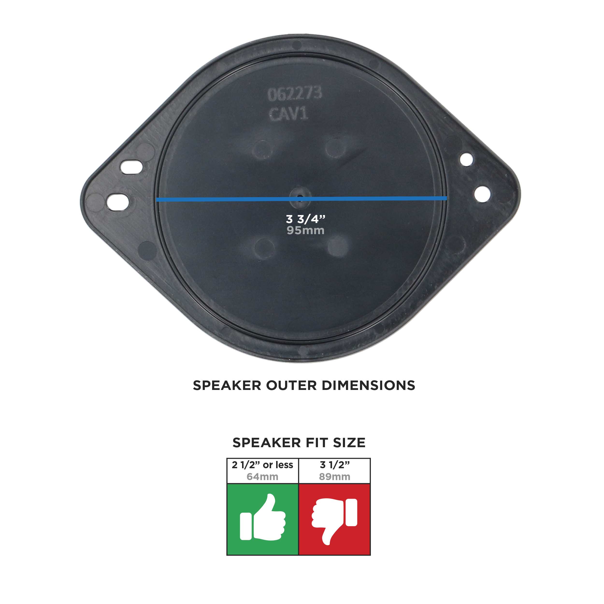 Ford Bronco 2021-Up - Tweeter (Dash-Mount)