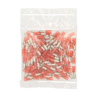 Red Nylon Male Bullet Connector 22-18 Gauge .180