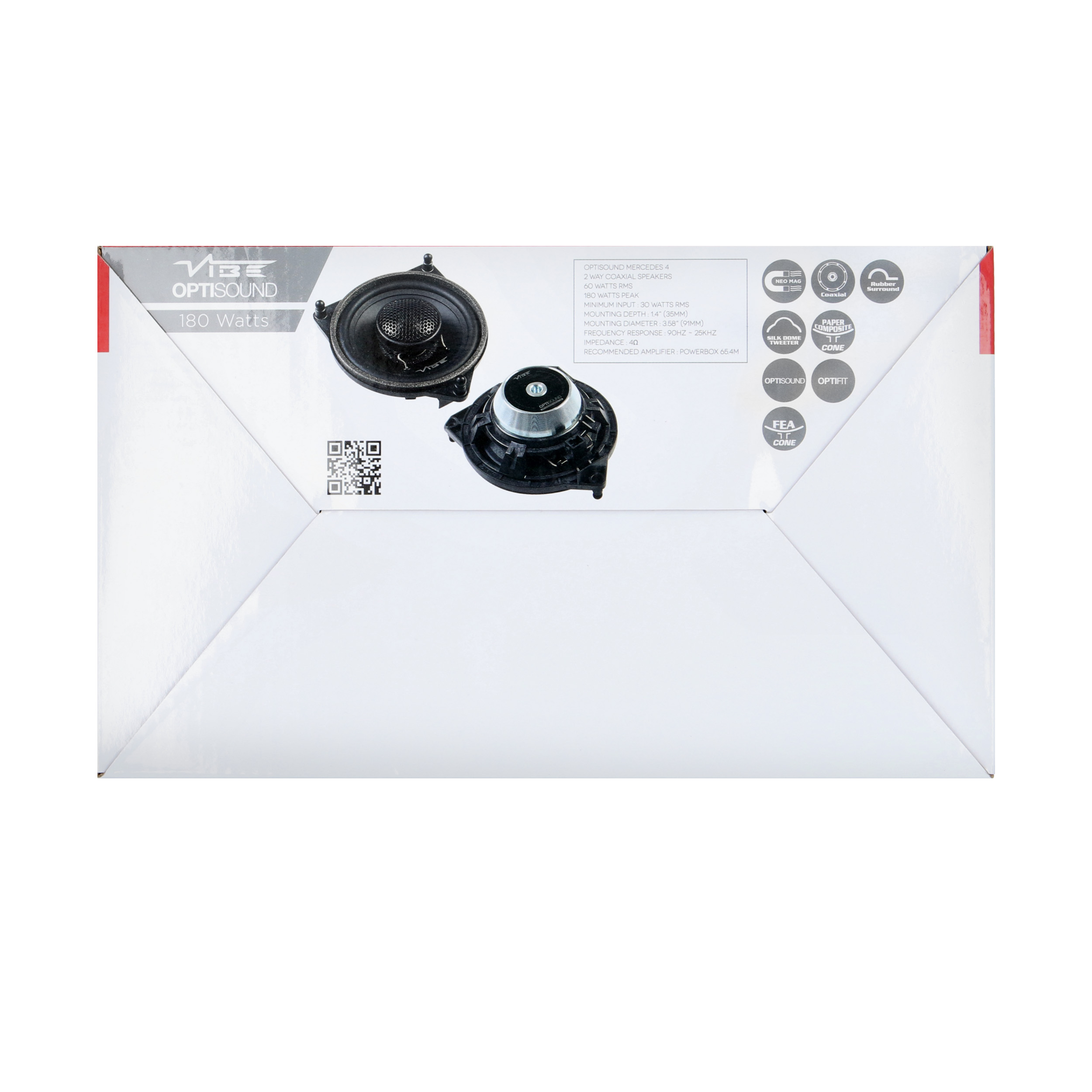 4" Plug-N-Play Coaxial Speaker Kit - Mercedes