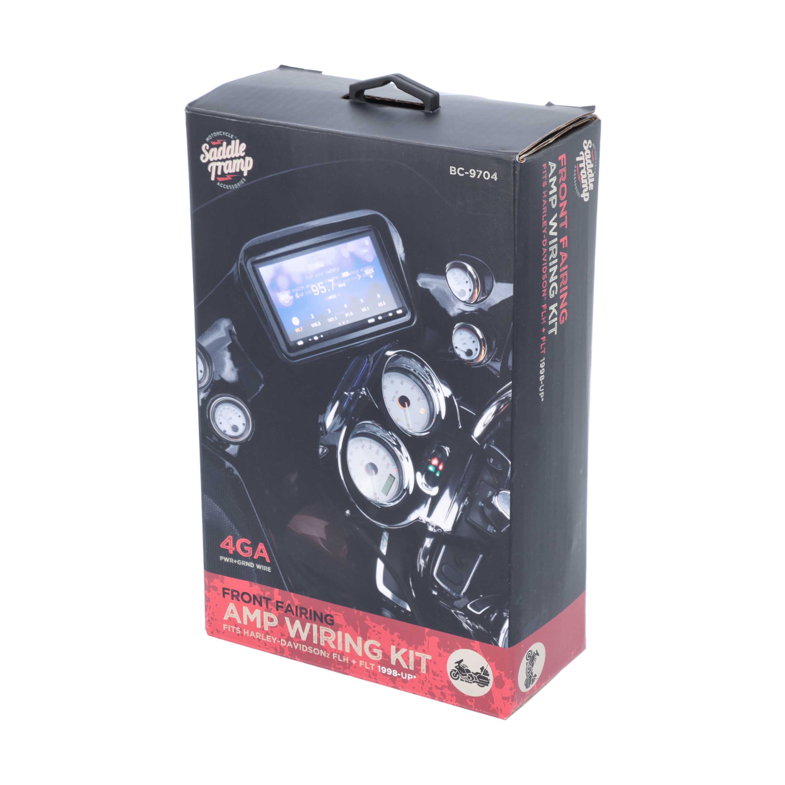 Front Fairing Dual Amp Wiring Kit - Fits Harley-Davidson® FL