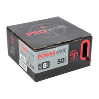 50Ft Spool Black 8ga w/Acc Kit