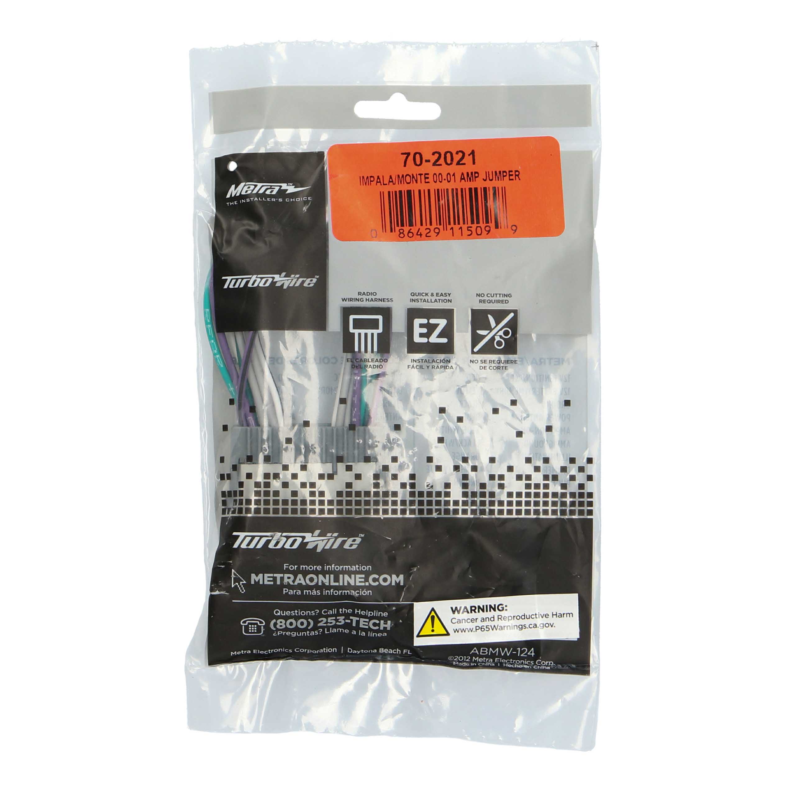 Amp Bypass Harness - Fits Chevy 2000-2001