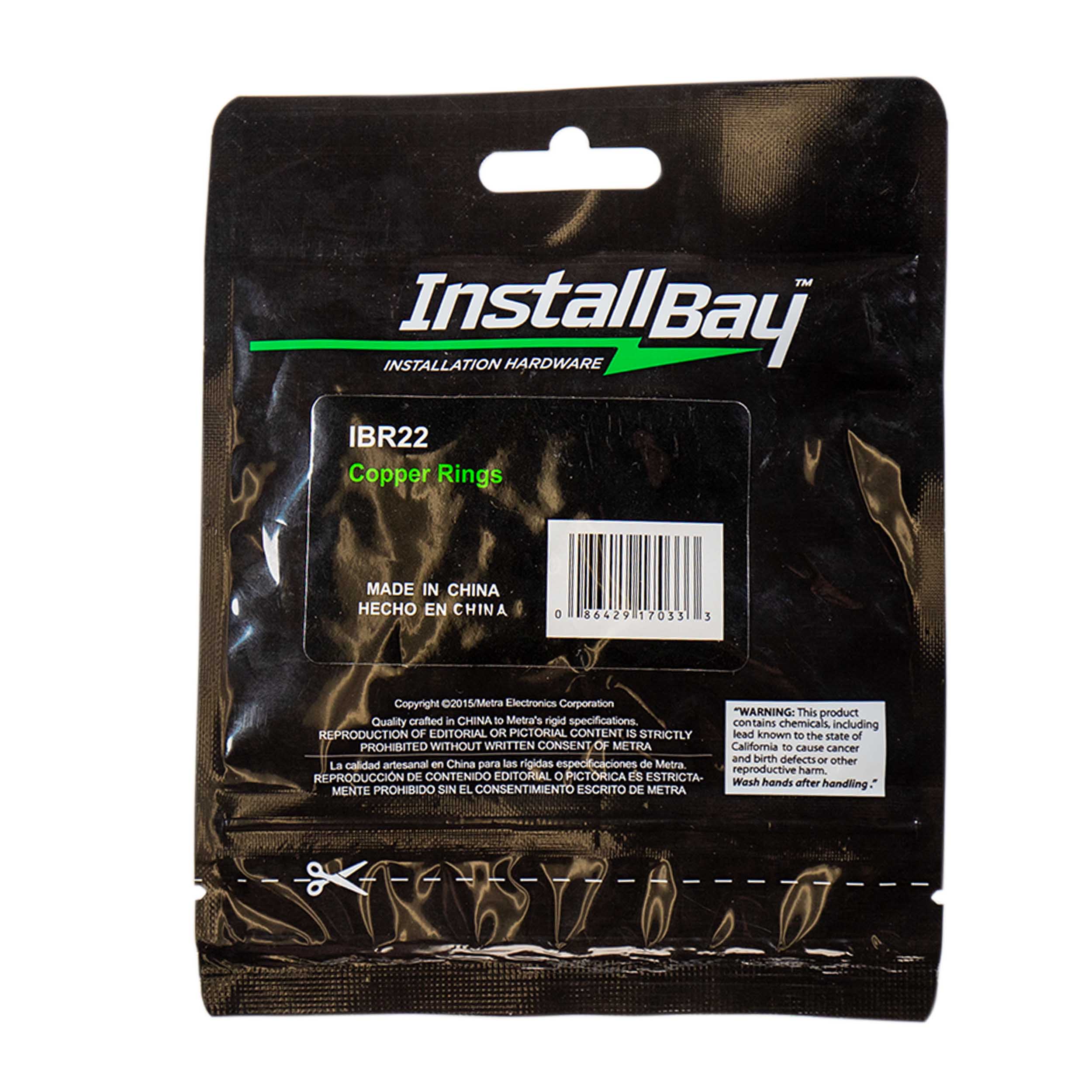 Assorted  Rings Large Gauge Copper - Retail Pack