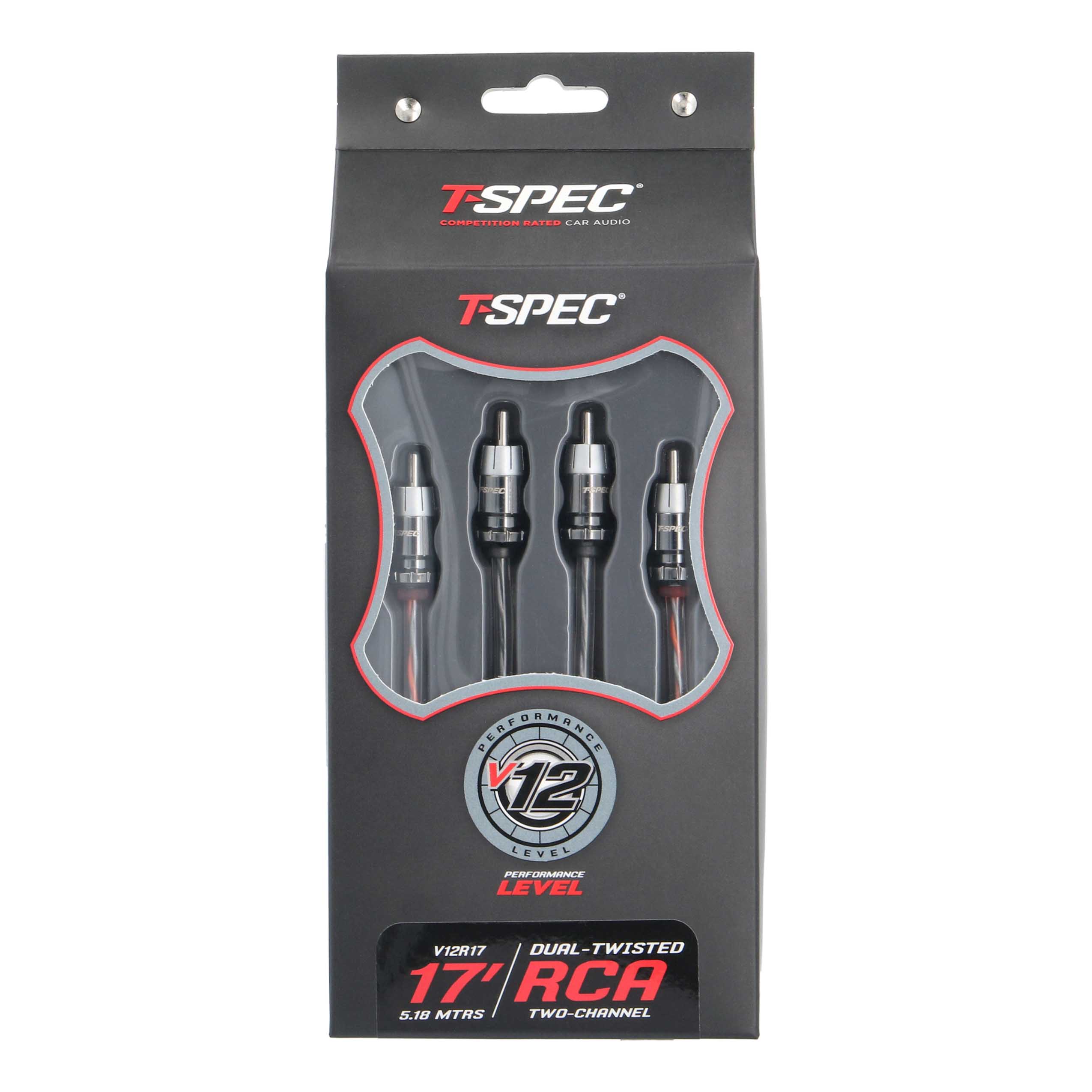 RCA v12 Series 2-Channel Audio Cable - 17 FT