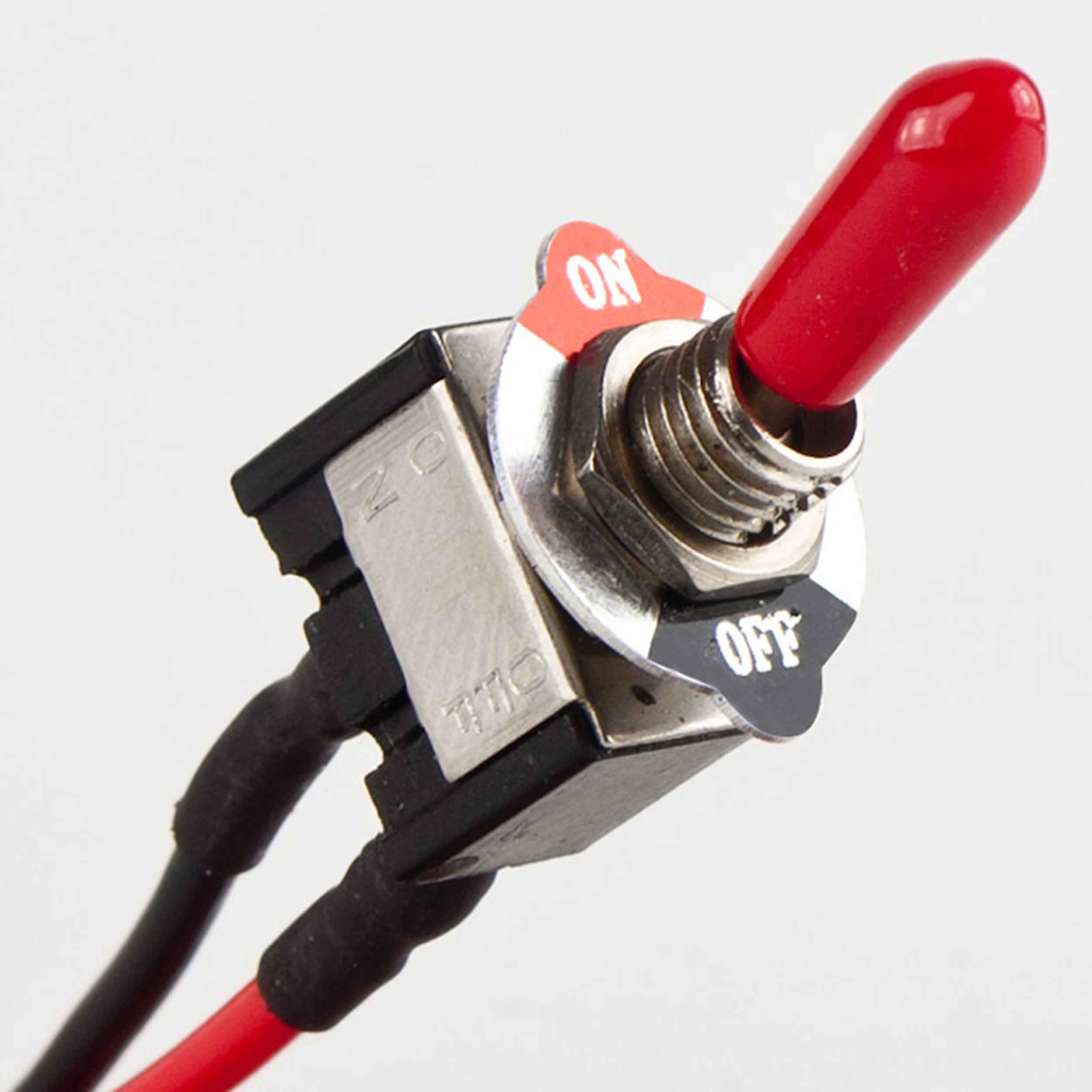 Toggle Switch Mini 20 Inch Leads On-Off  Package of 5