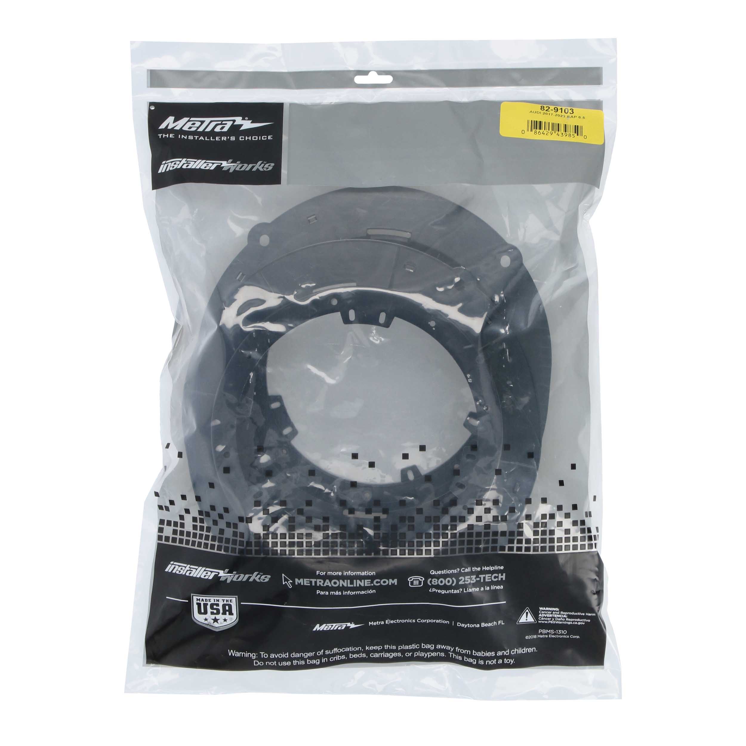 Speaker Adapter Plates Fits Select AUDI 2017-2023