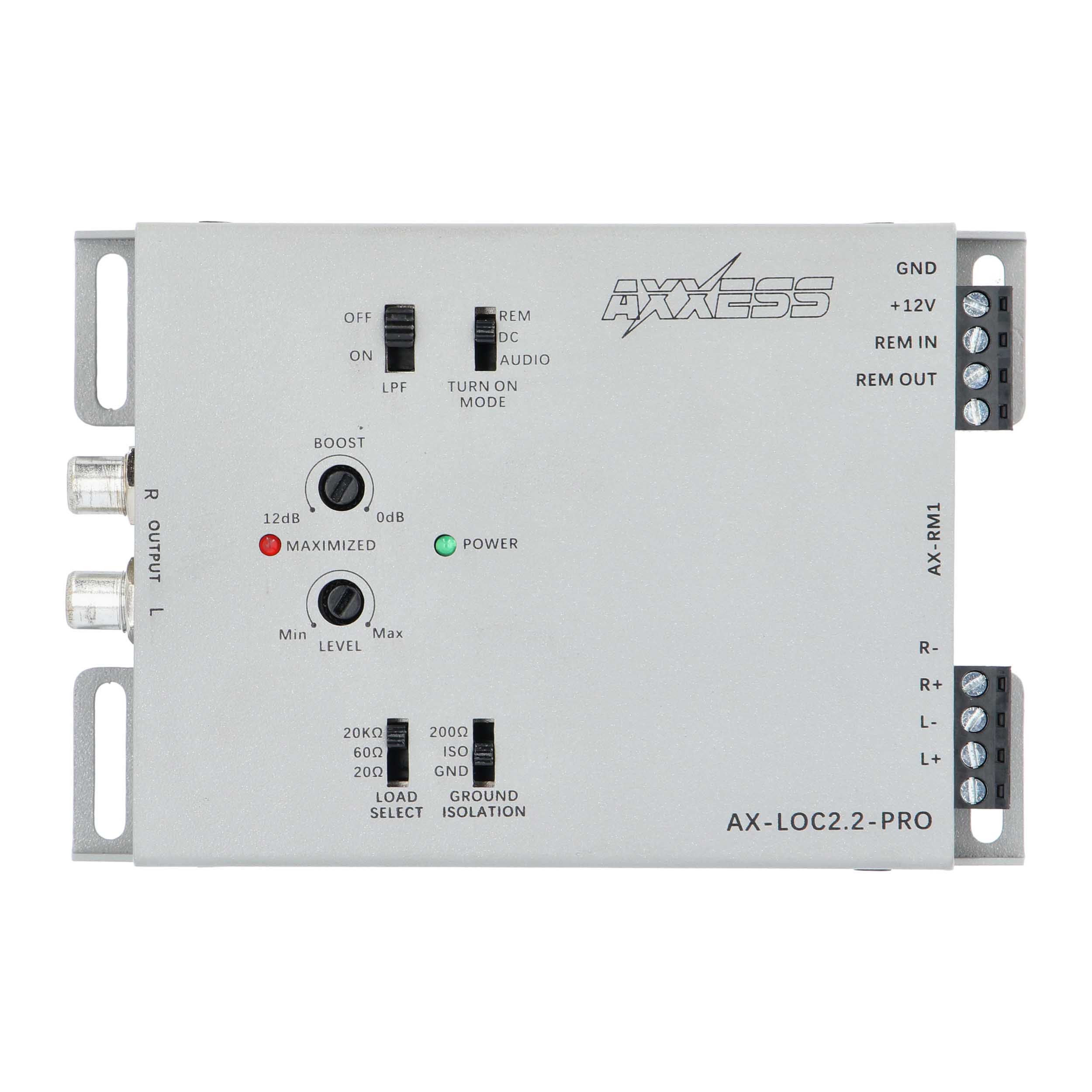 2CH Active Line Output Converter with Bass Boost