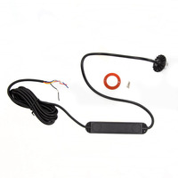 Hidden Strobe Red Marker Lights - 1 Inch, 9 LED