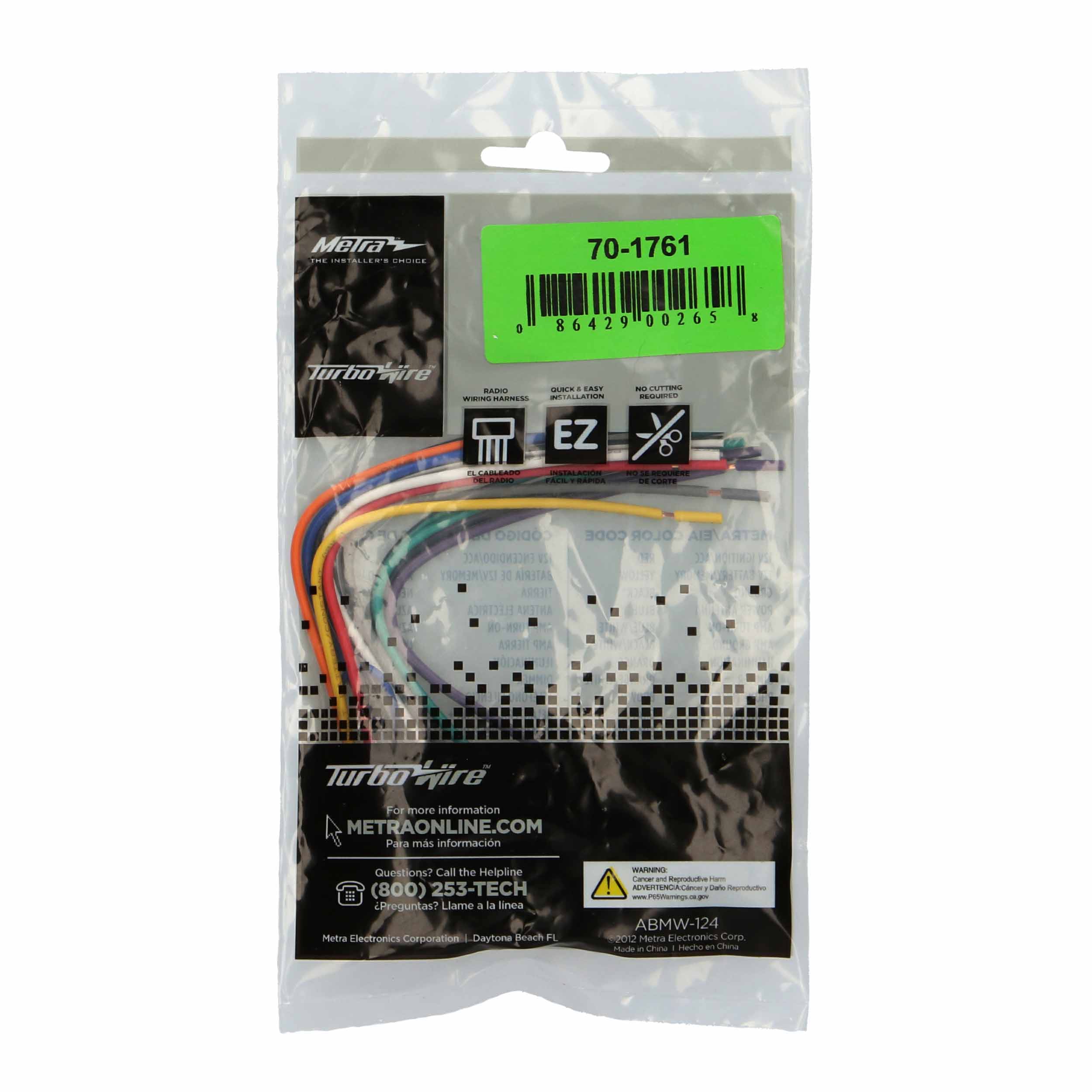 Radio Replacement Harness - Fits Geo / Lexus / Scion / Subaru / Toyota 1983-2024