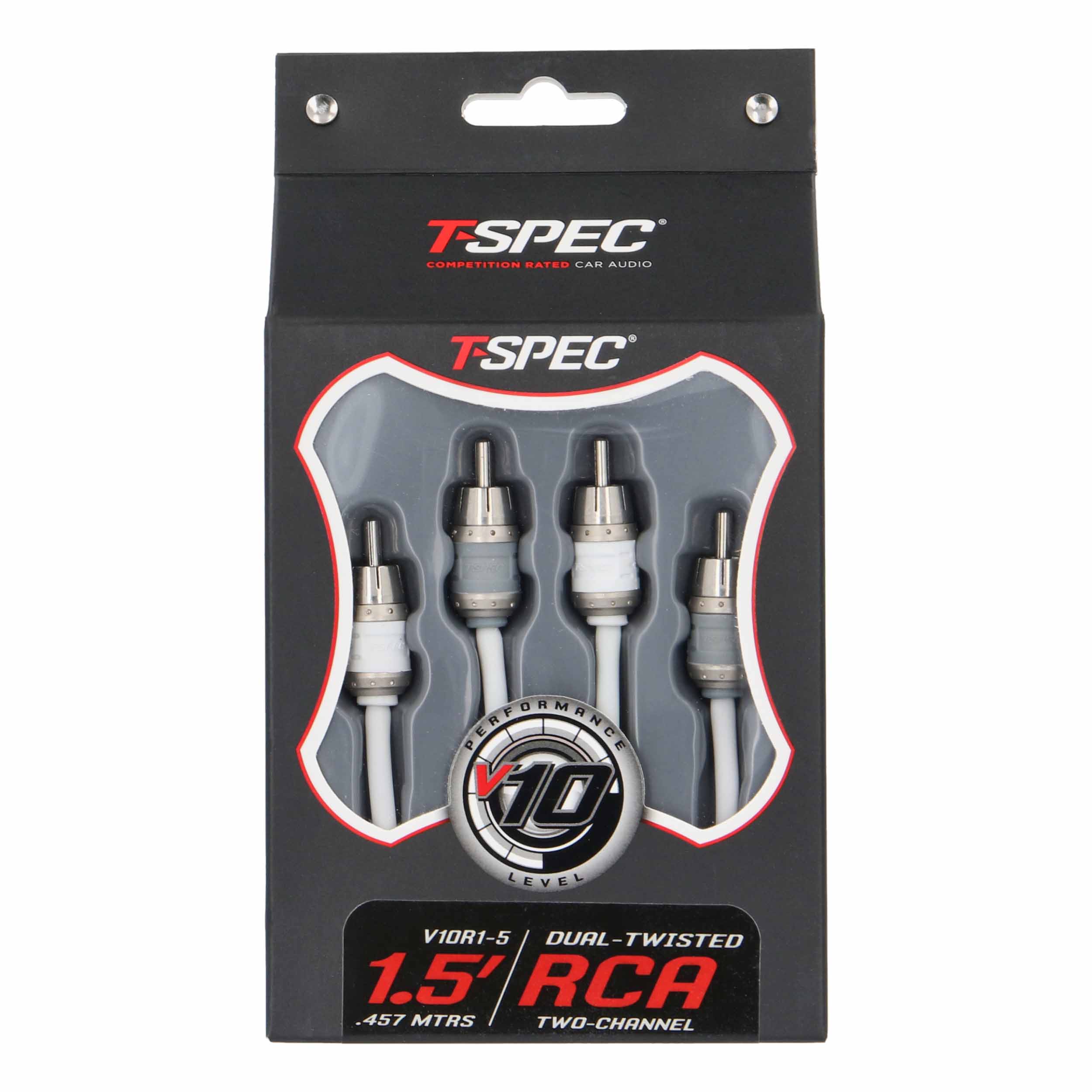 RCA v10 Series 2-Channel Audio Cable - 1.5 FT