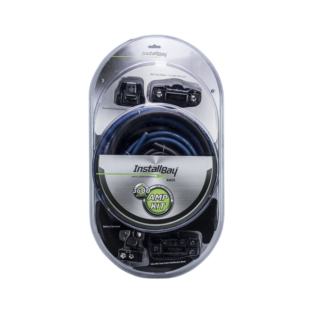 INSTALL BAY CCA 1/0GA Value AMP Kit 3600W