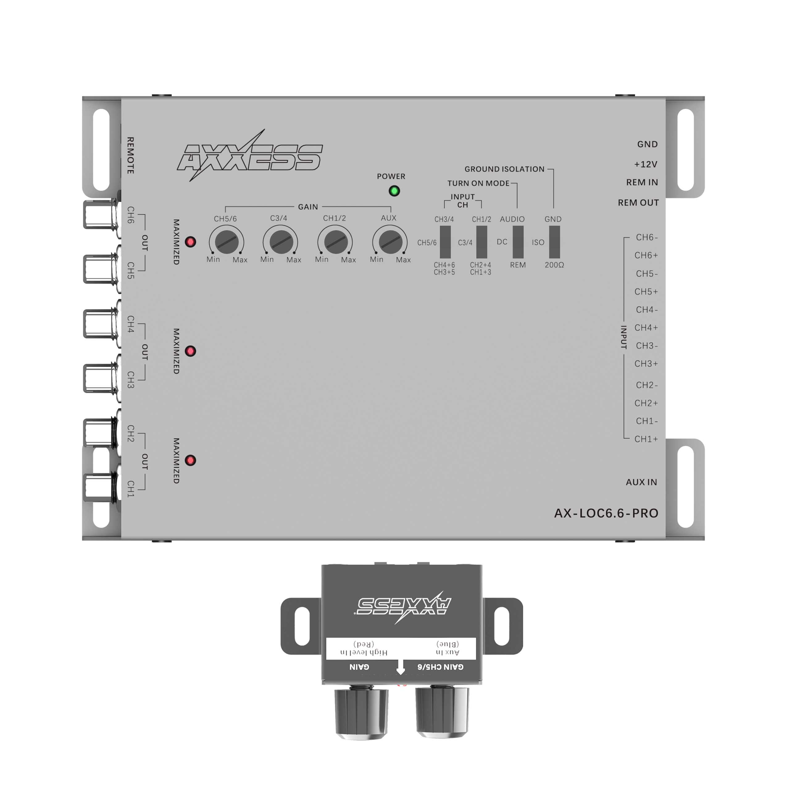 6-Channel Line Output Converter with Summing Processor | 40V Input