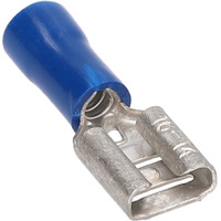 Blue Vinyl Female Quick Disconnect 16-14 Gauge .250