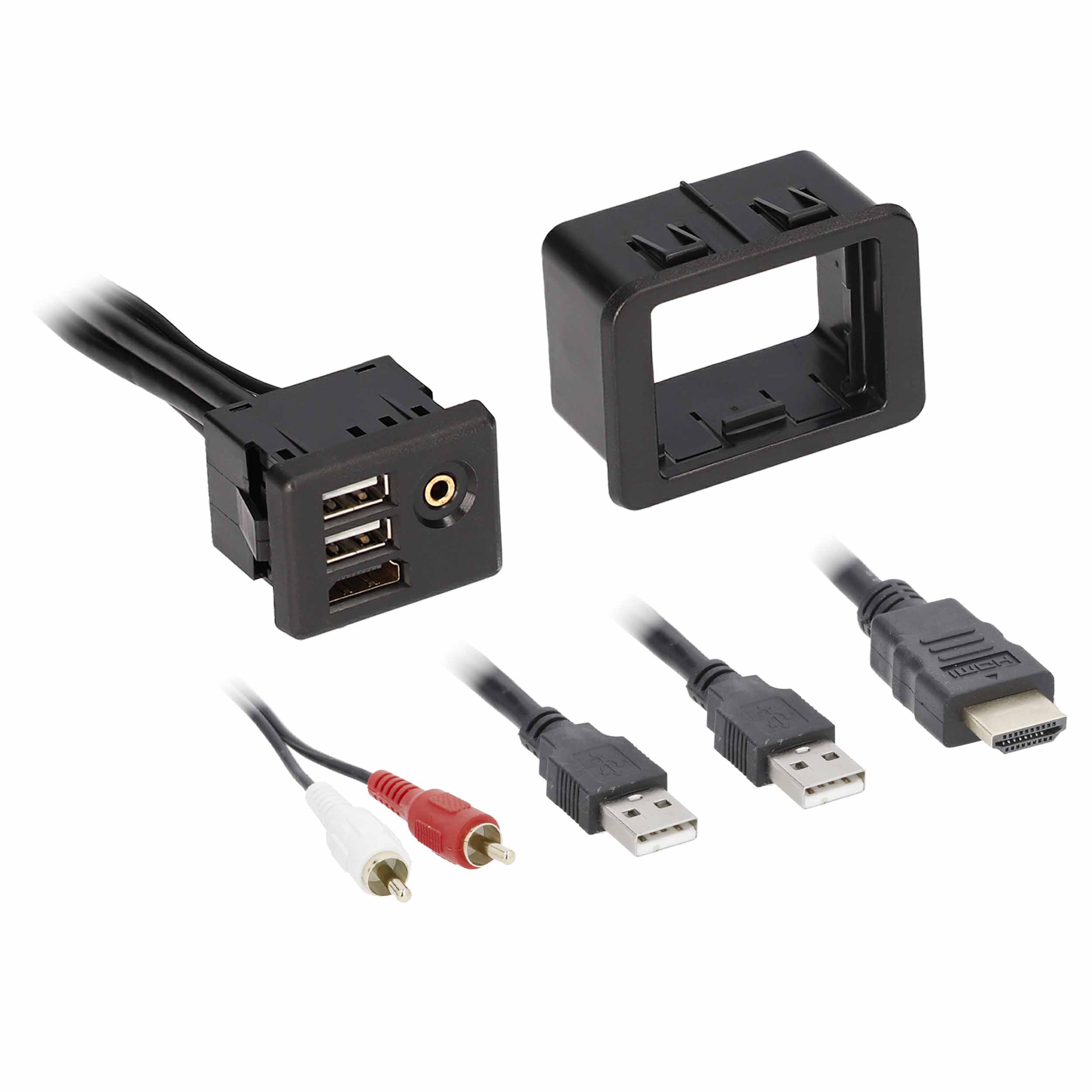 USB/AUX/HDMI® Replacement Panel - Chrysler | Dodge | Jeep 2013-2017