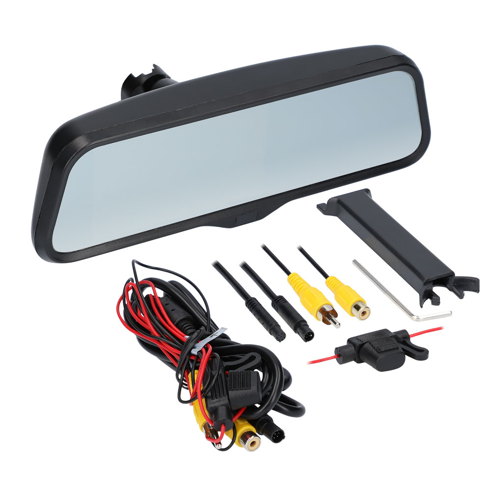 Water-Resistant Rearview Mirror with 4.5 inch Monitor