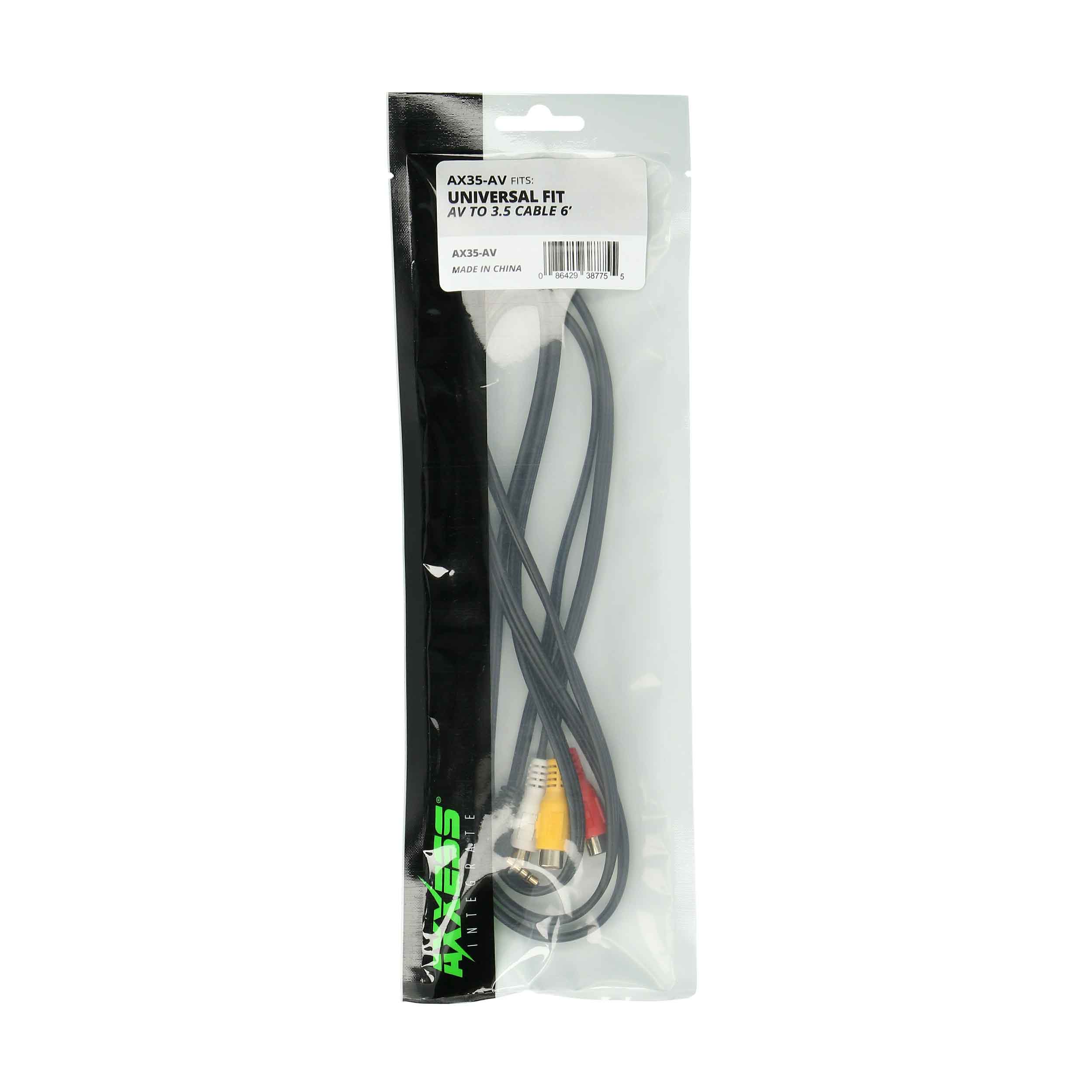 6 Foot AV to 3.5mm Cable