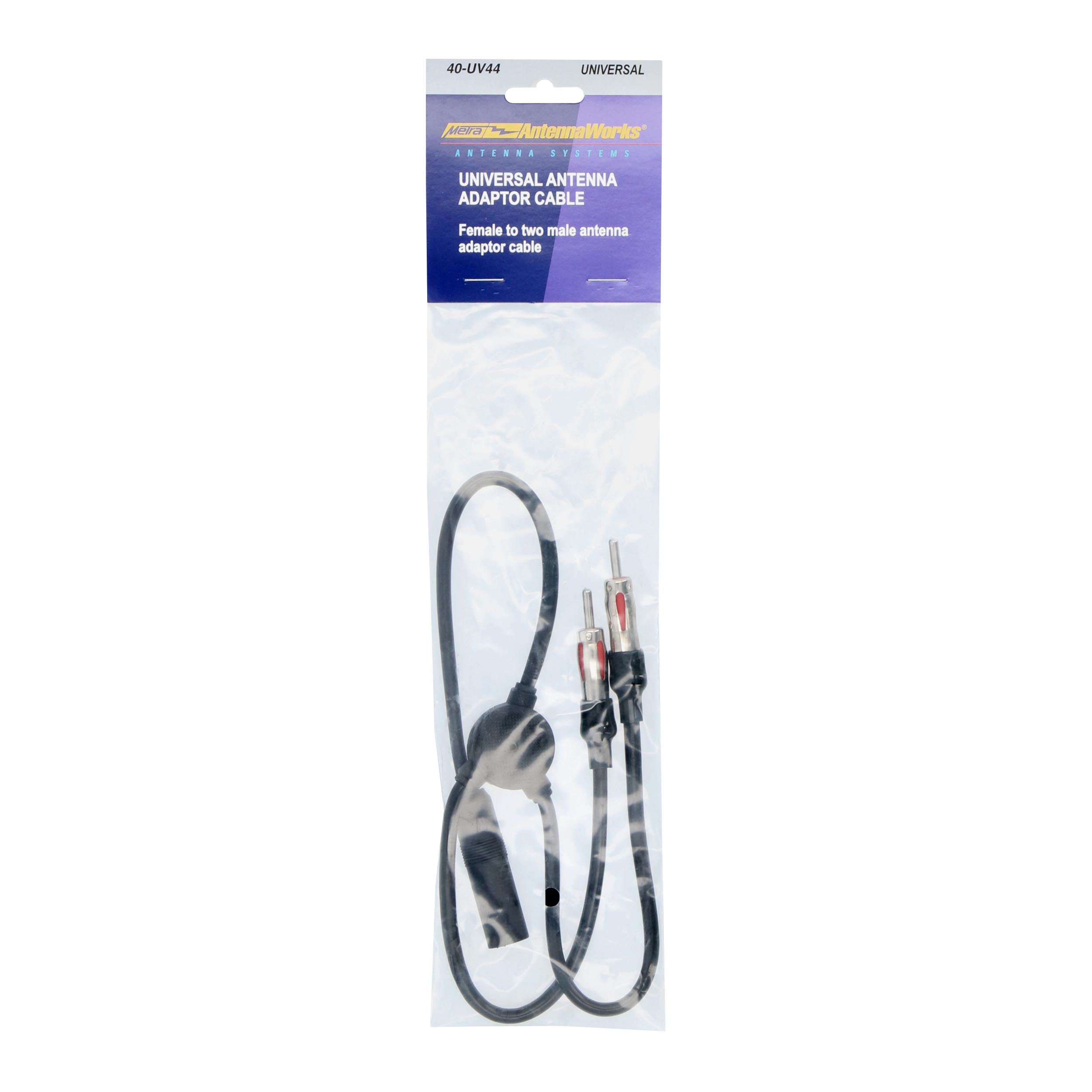 Universal Antenna Adapter - Female to 2 Male