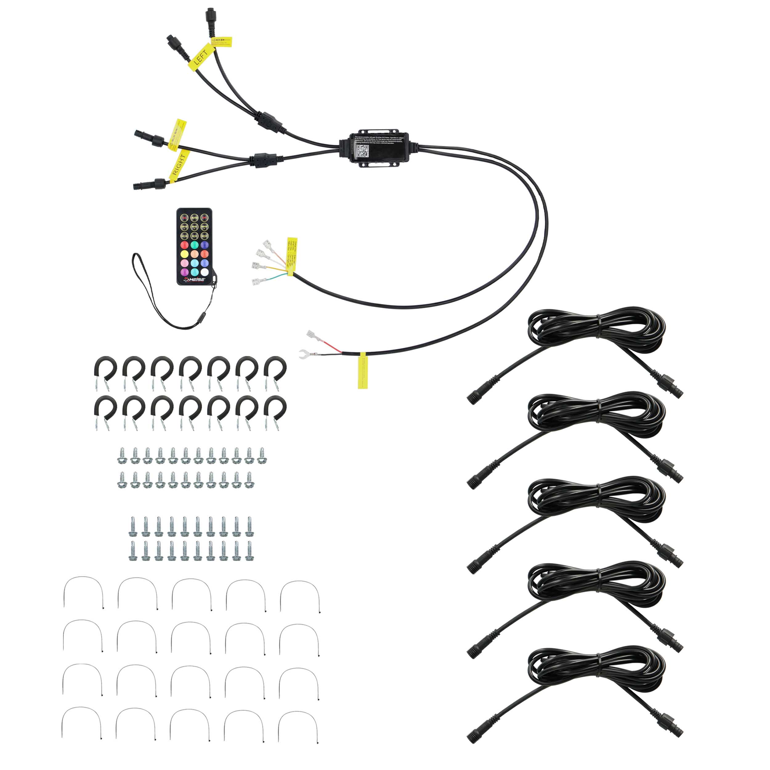 4-Piece RGB LED Underglow Kit