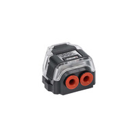 Ground Distribution Block | 1/0- 4 AWG In, (2) 4-8 AWG Out
