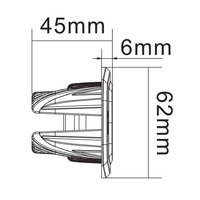 Single Row Flush Mount Driving Light - 6 LED