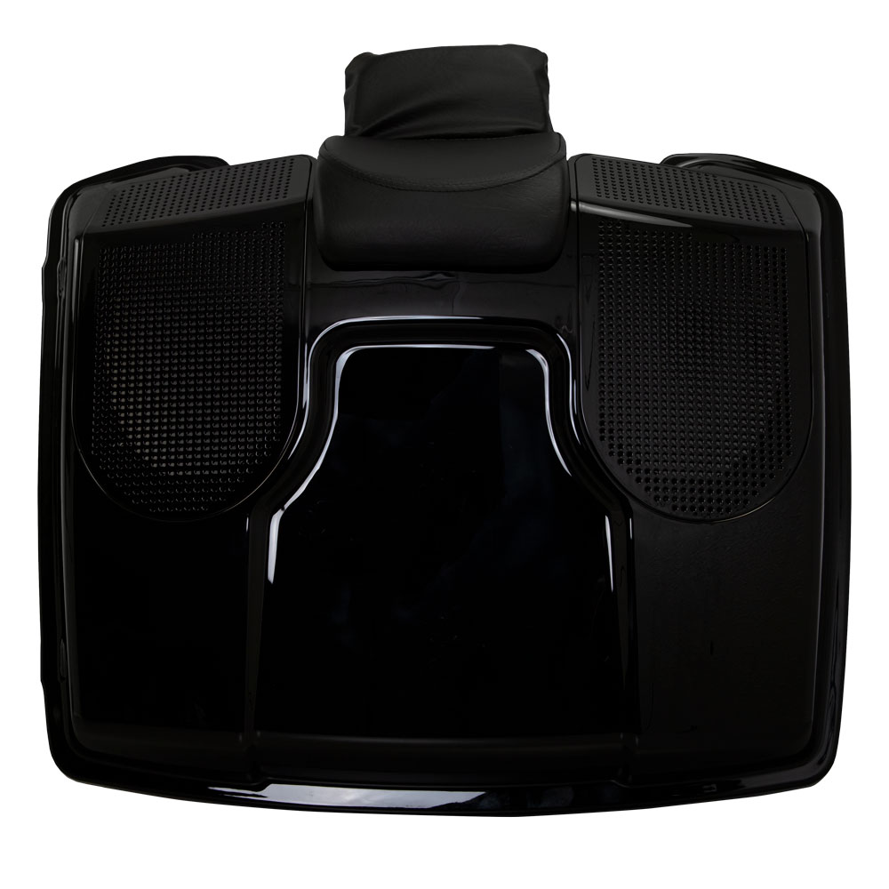 Tour-Pak style Lid with Speaker Adapters - Fits Select Harle