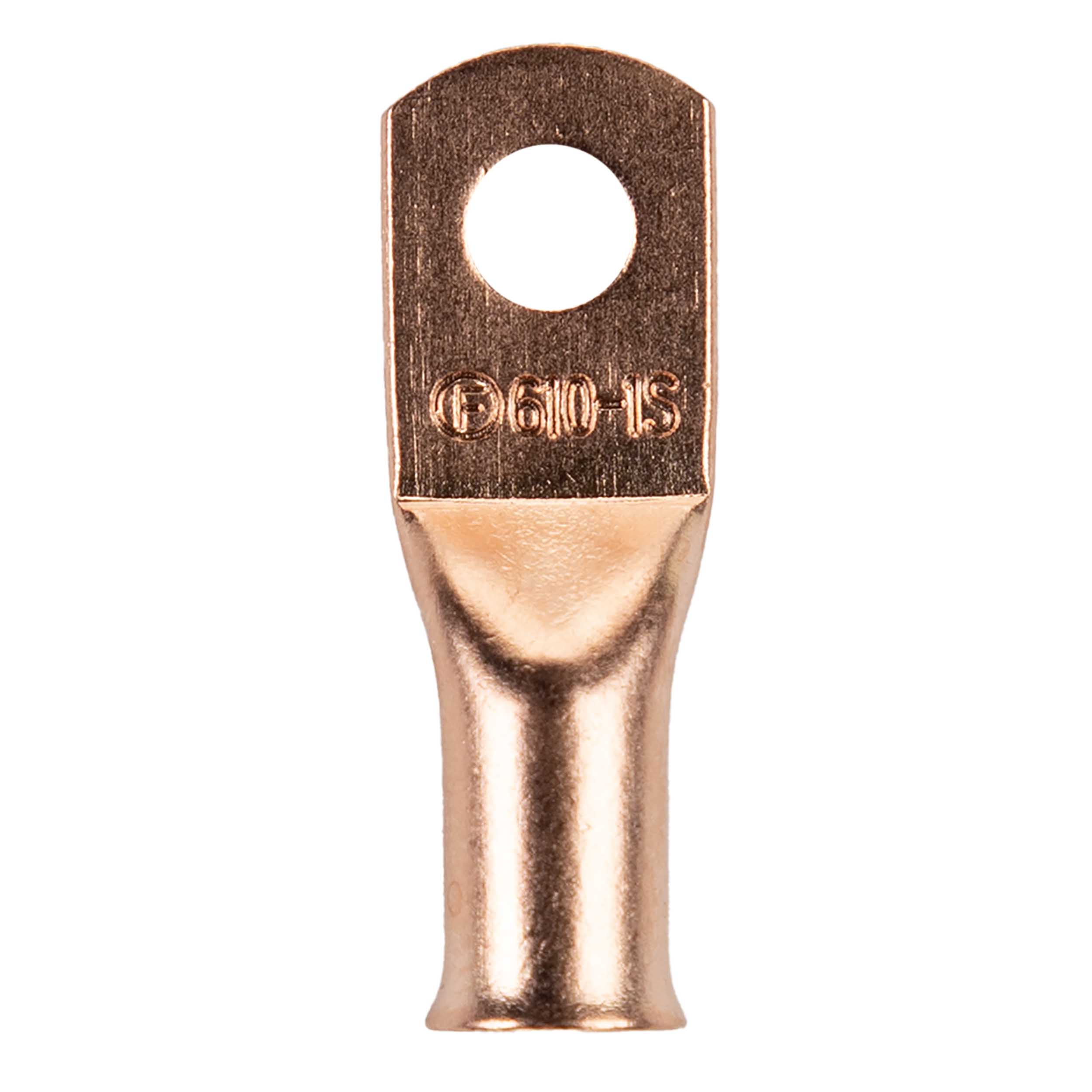 Copper Uninsulated Ring Terminal 6 Gauge #10