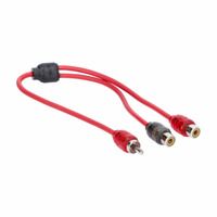V6 1 Male to 2 Female 2-Channel RCA Y Cable | 10 in.