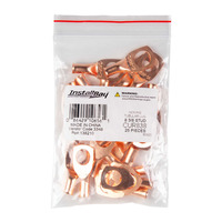 Copper Uninsulated Ring Terminal 8 Gauge 3/8 inch