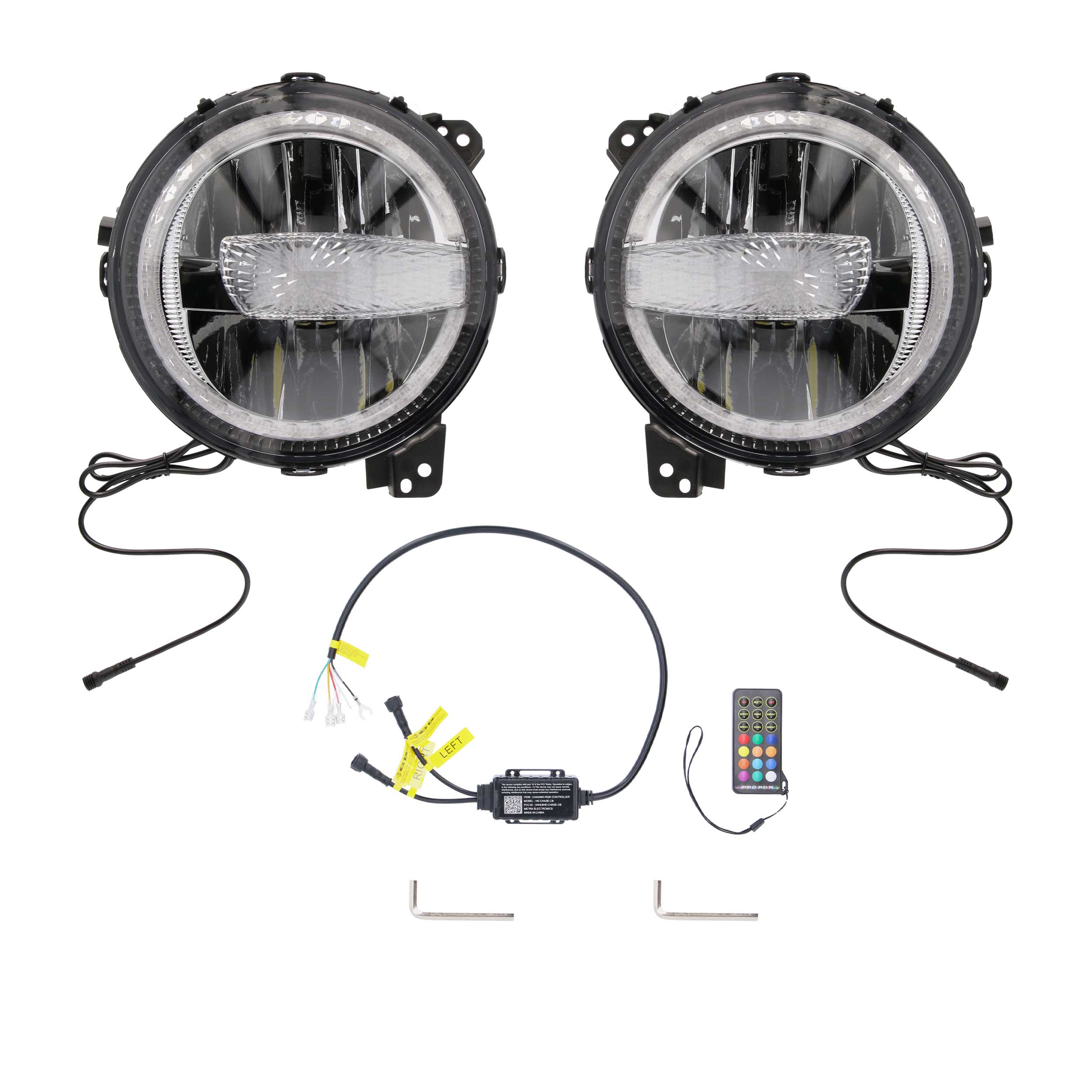 9" Premium Chasing LED Headlights - Fits select Jeeps®