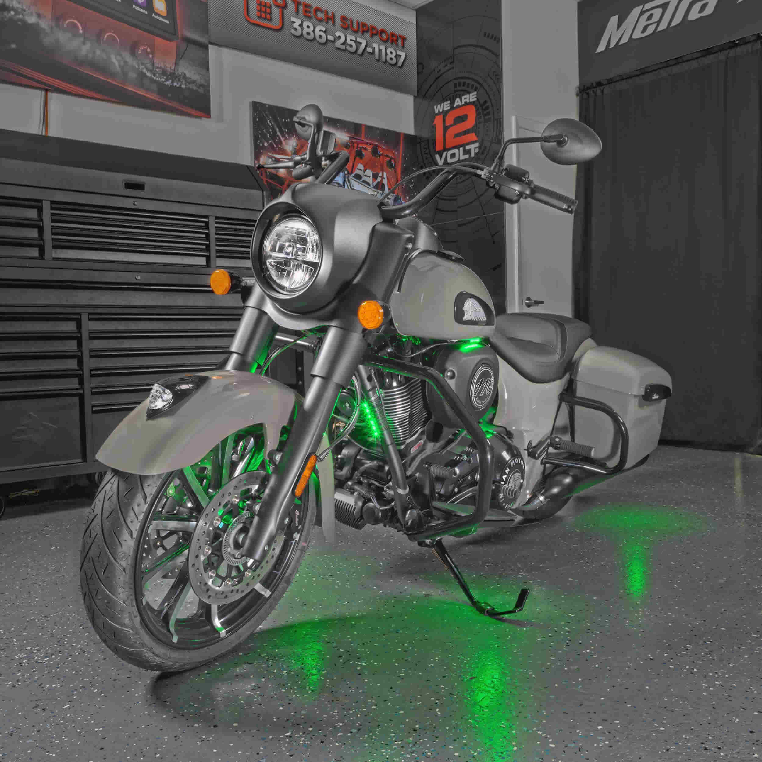 10-Piece Chasing LED Motorcycle Kit