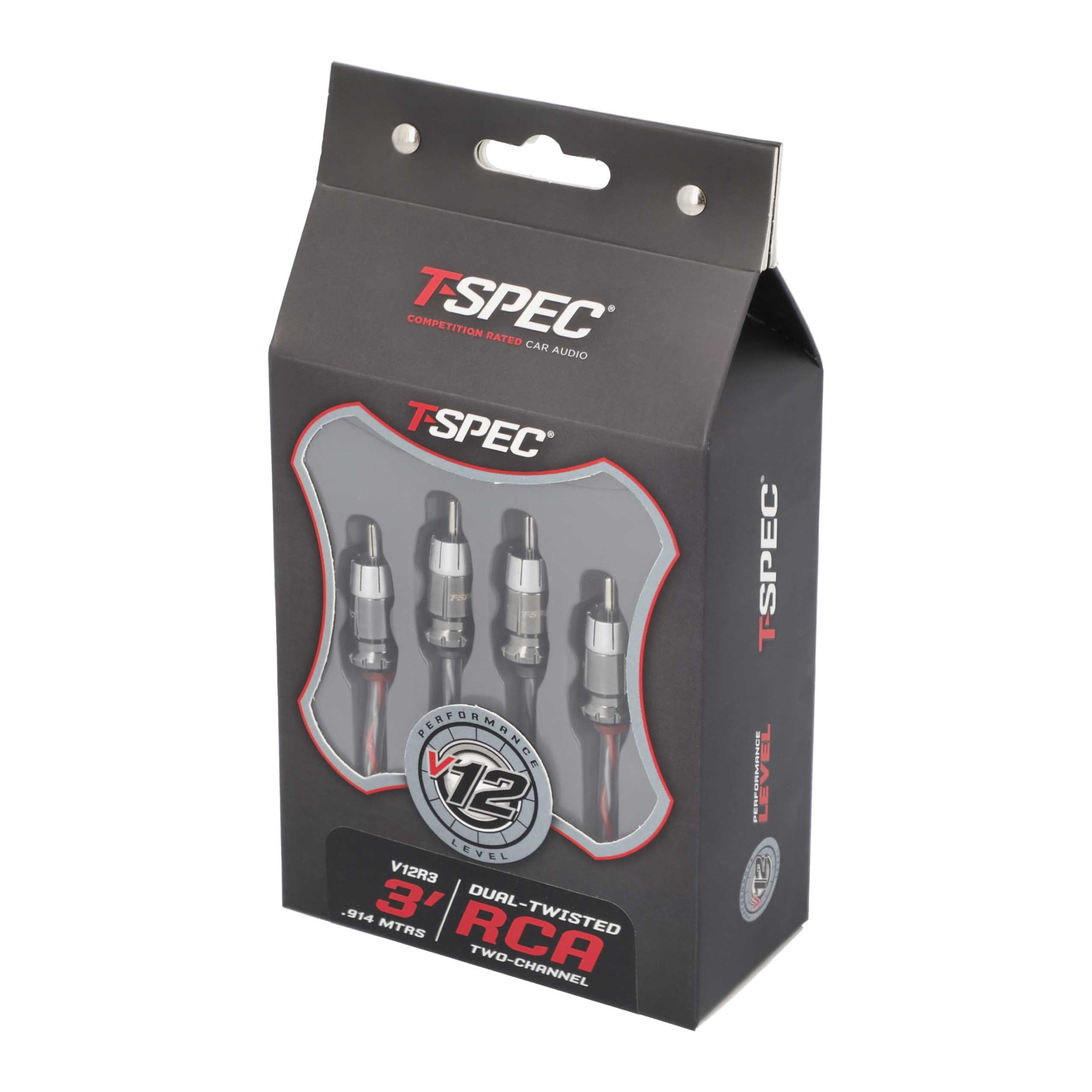 RCA v12 Series 2-Channel Audio Cable - 3 FT