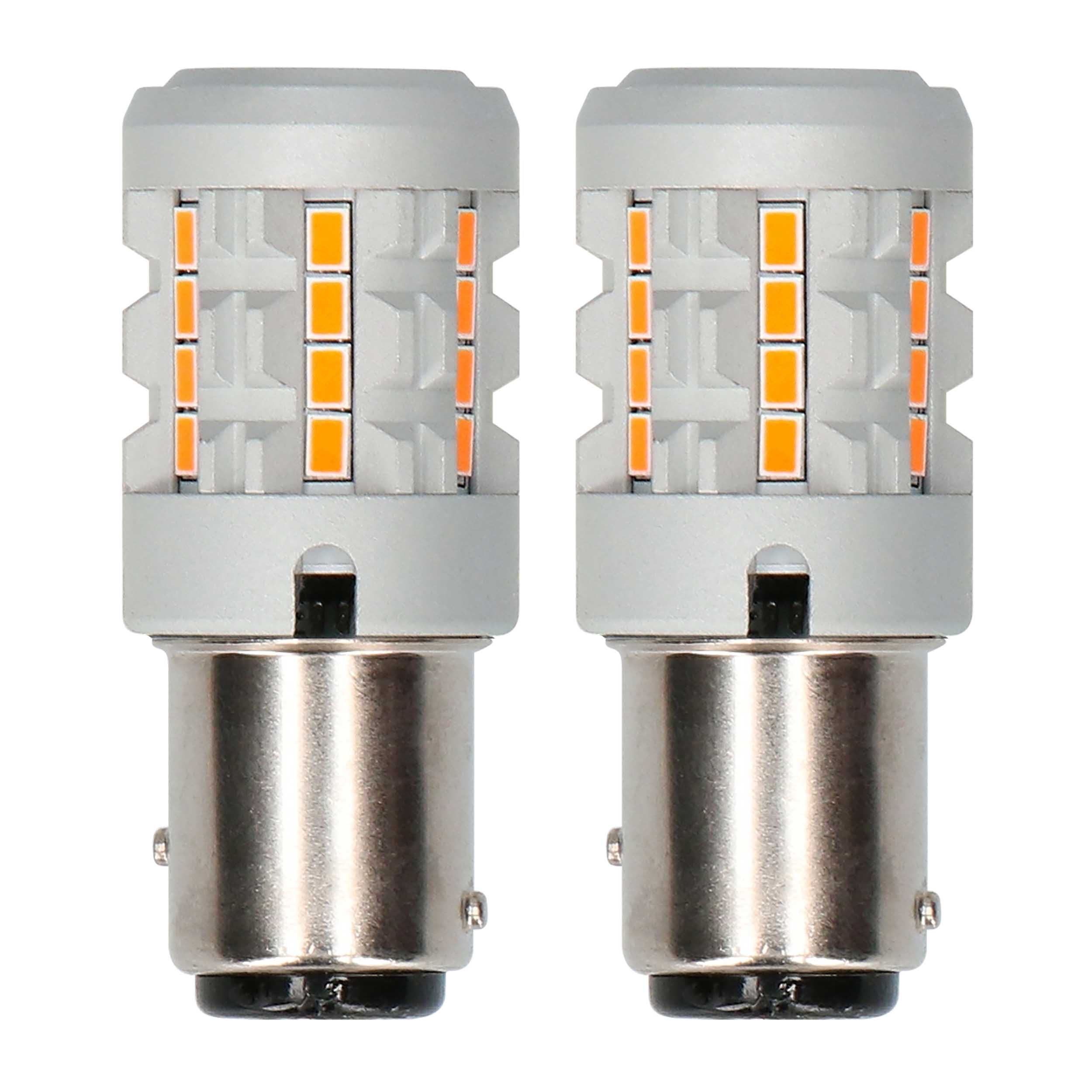1157 Amber Bulbs with Integrated Internal CANBUS System - 2-