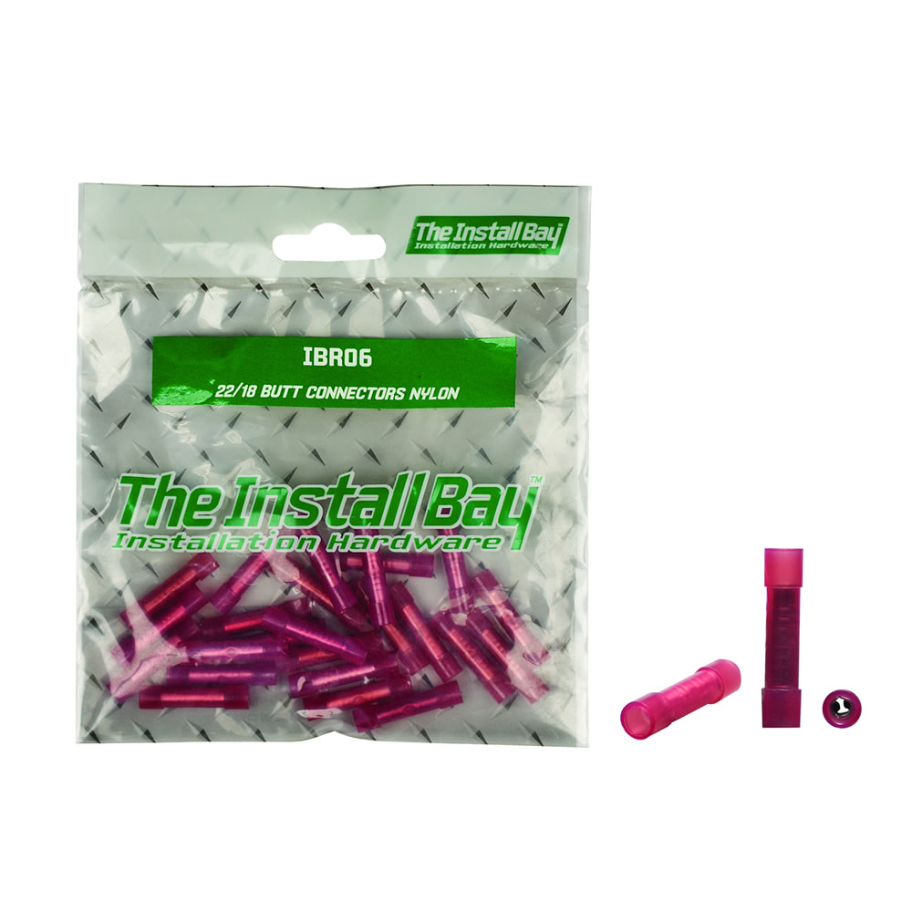 22 - 18 Butt Connector Nylon - Retail Pack