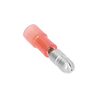 Red Nylon Male Bullet Connector 22-18 Gauge .180