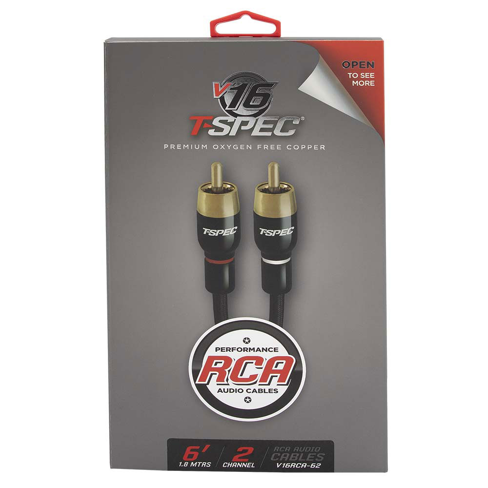 V16 Series RCA Audio Cables - 6 Feet