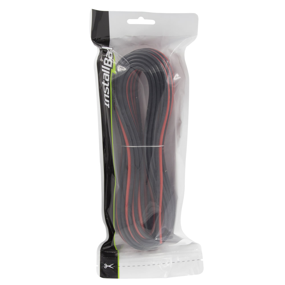 Copper Speaker Wire 12GA Black/Red - 25 Feet