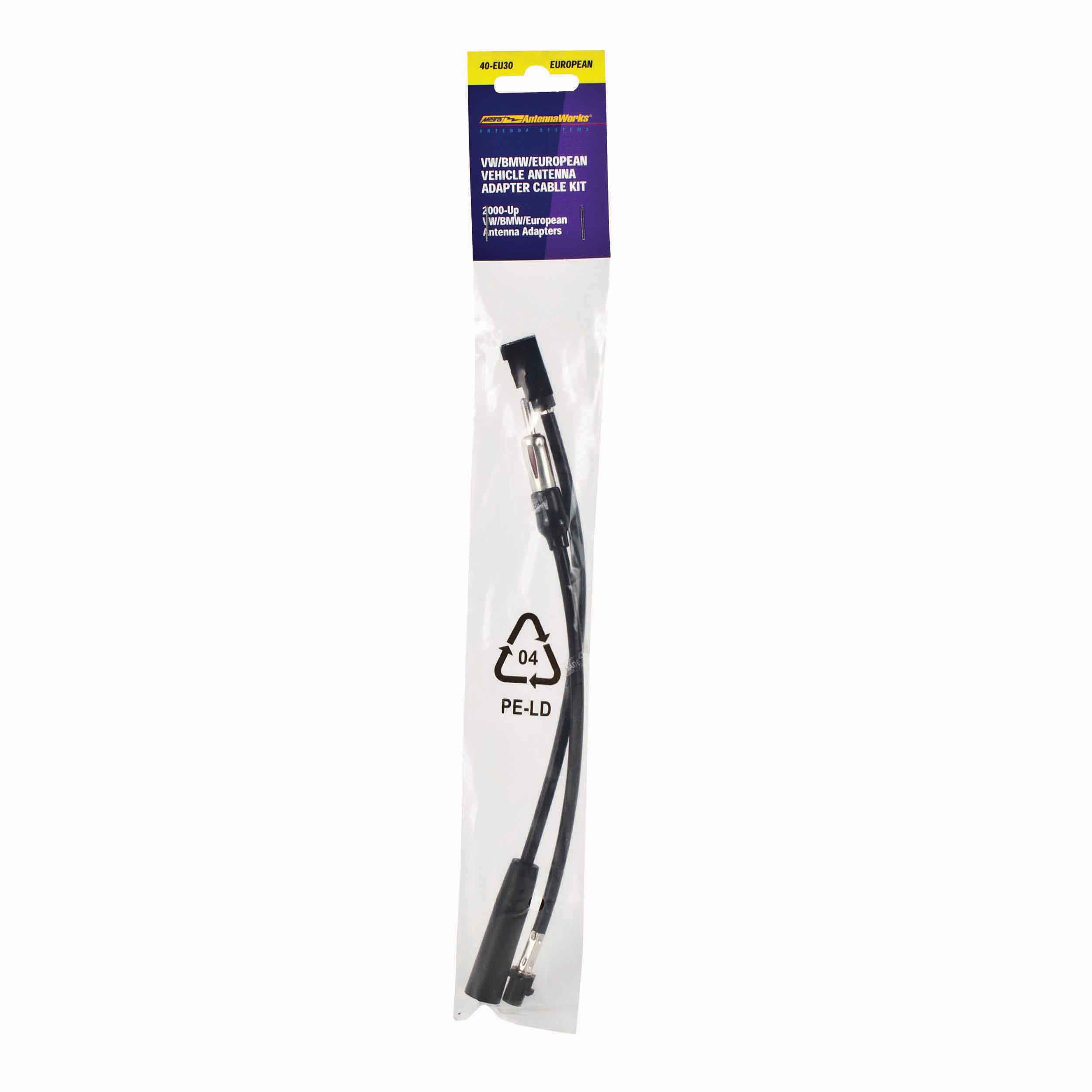 European Vehicle Antenna Adapter Cable Kit 2000-Up