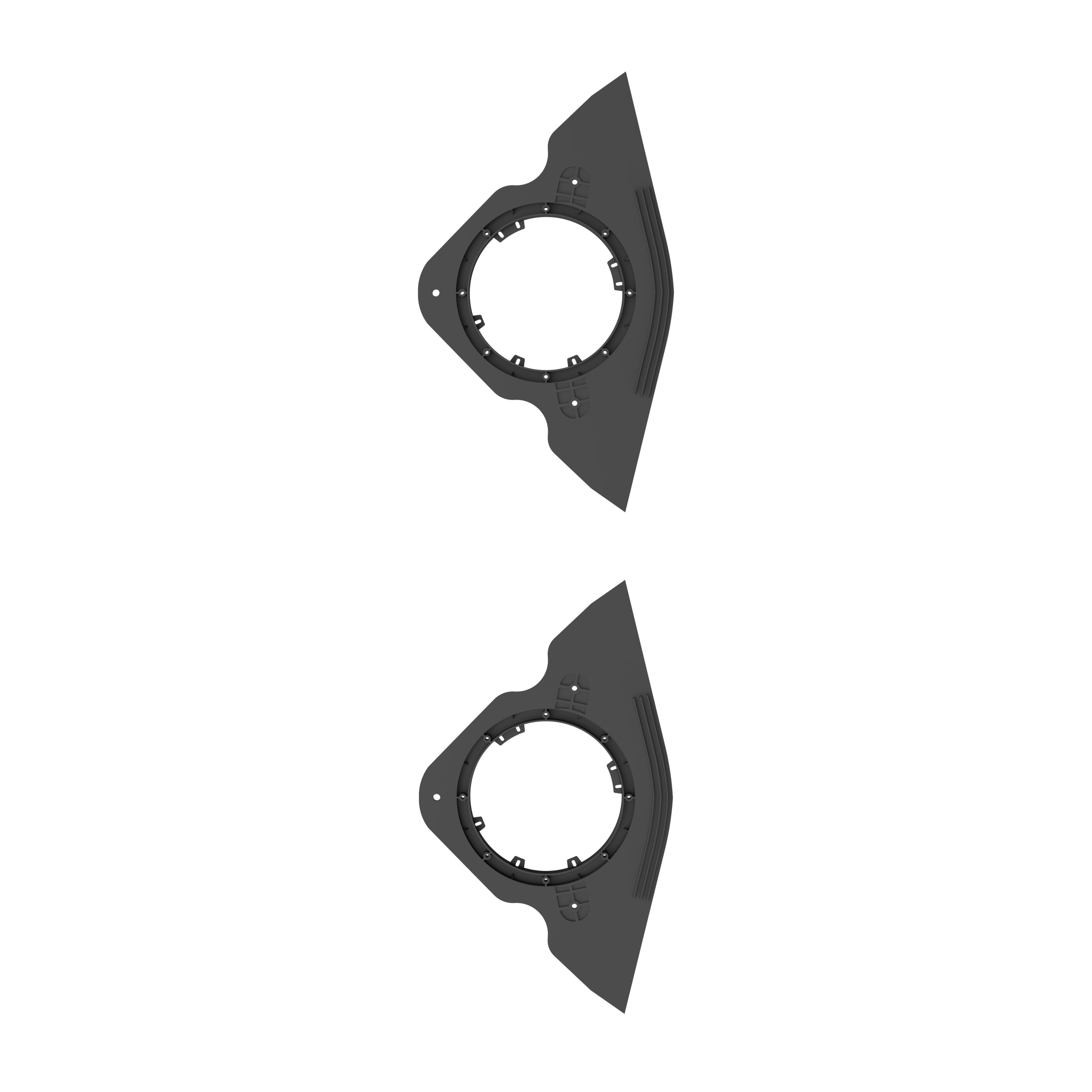 GM Small SUV 2002-2009 - 6" to 6.75" (Rear Door)