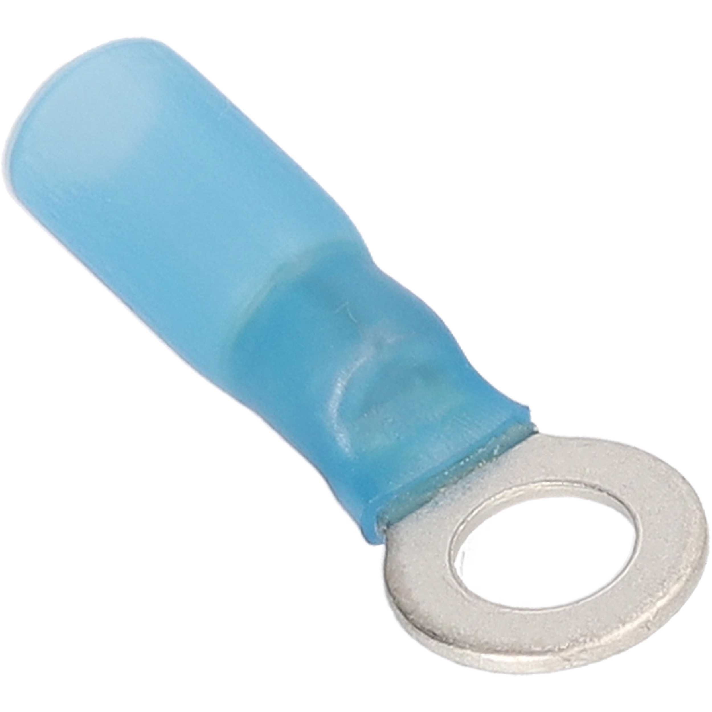 Heat Shrink Blue Ring Terminal 16-14 Gauge #10