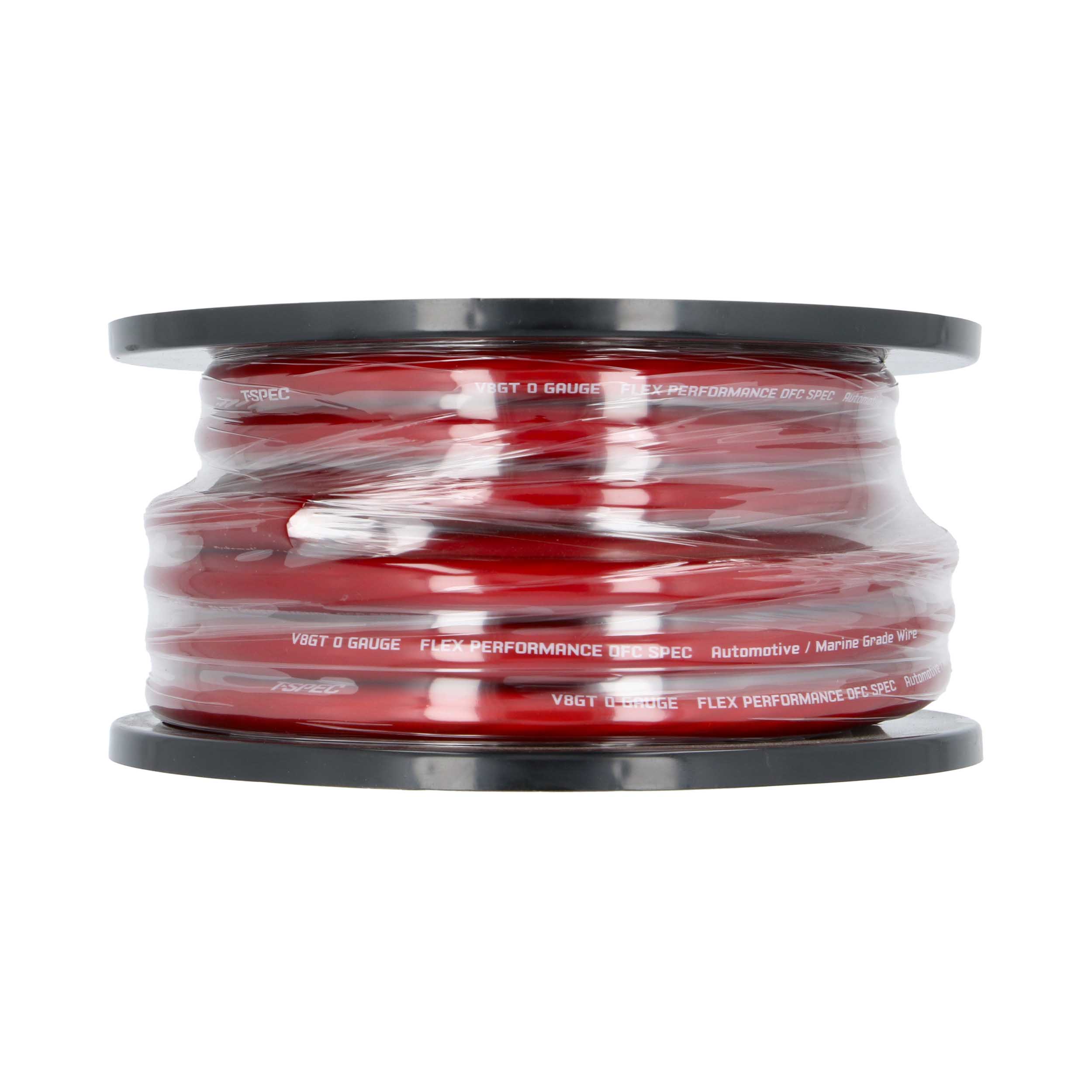 V8GT Series 1/0 AWG OFC Power Wire | 50 ft. | Red