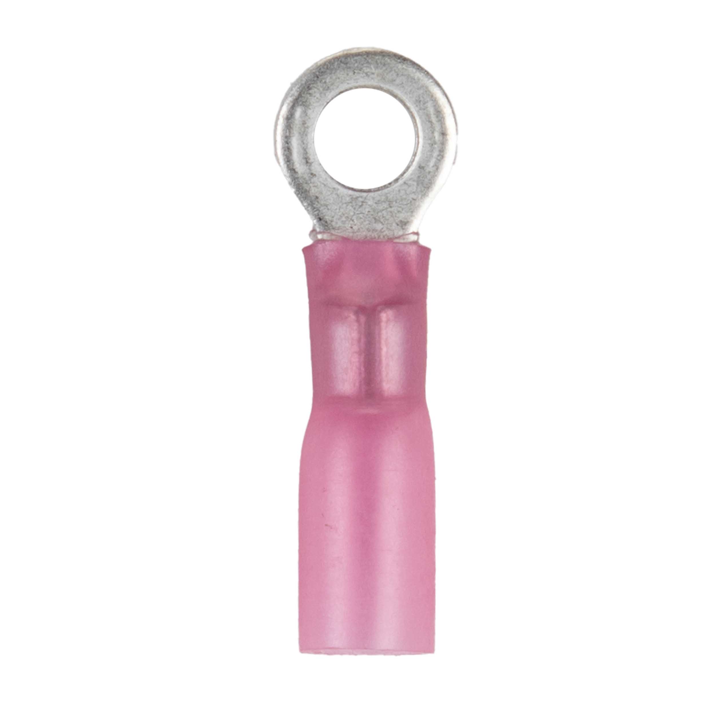 Heat Shrink Red Ring Terminal 22-18 Gauge #8