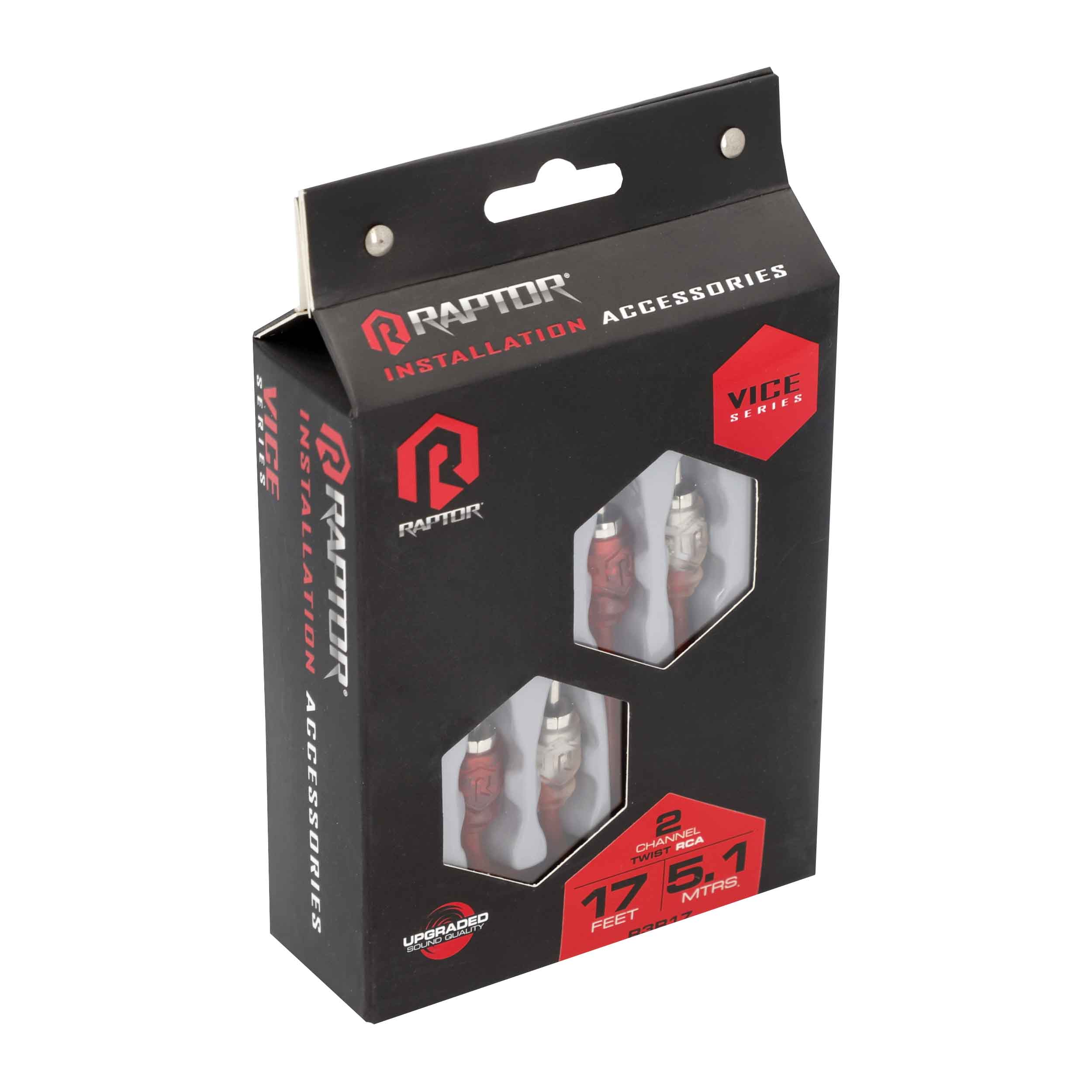 RCA 2-Channel Audio Cable - Vice Series 17 Feet