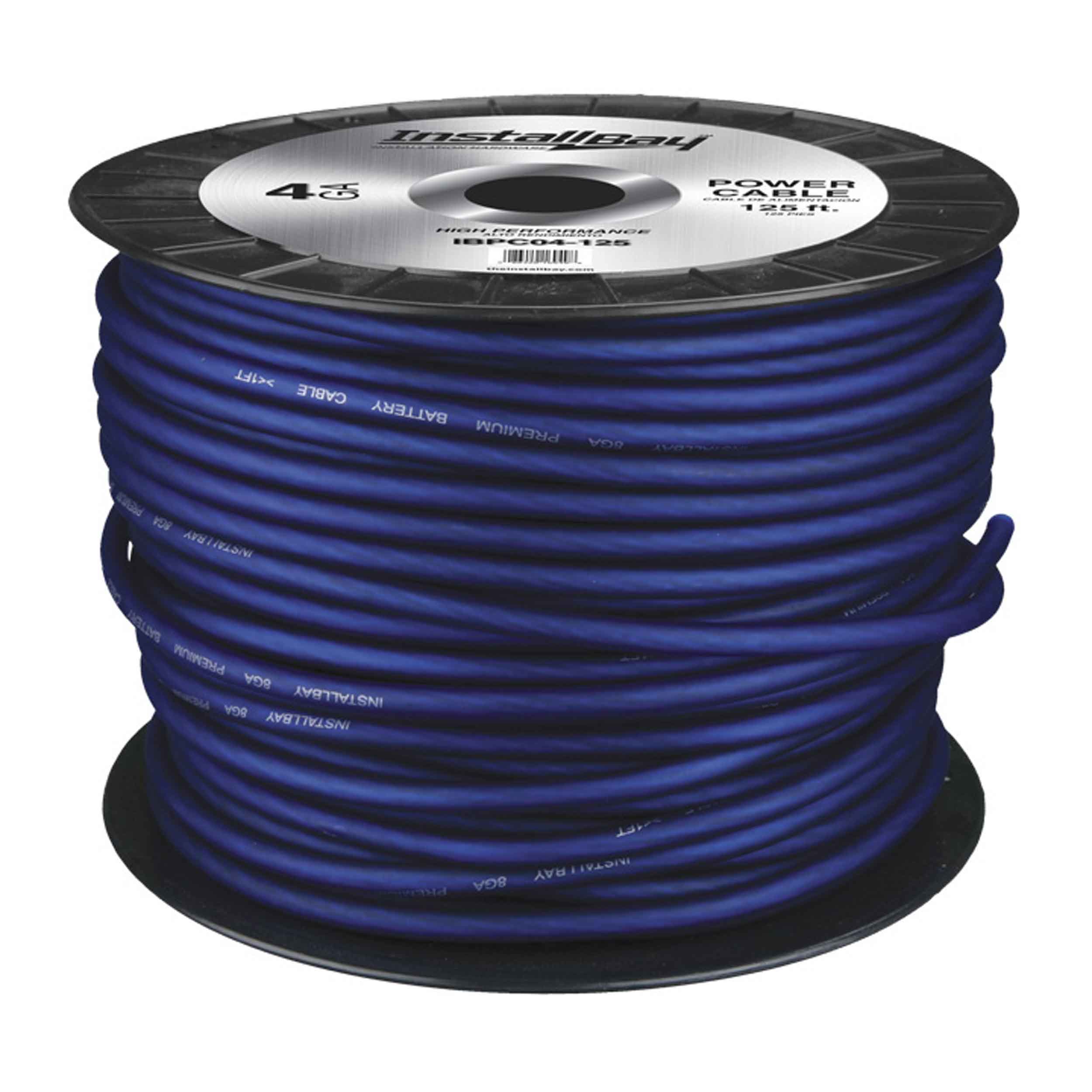 CCA Value Line 8 Gauge Power Cable Blue - 250 Foot Coil