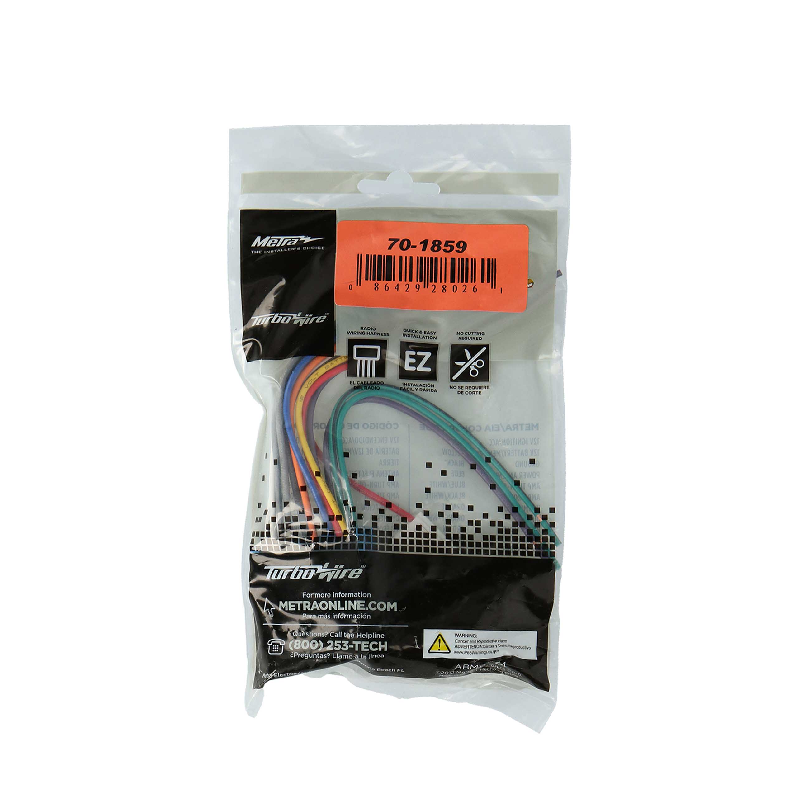 Radio Replacement Harness - Fits Cadillac / Chevrolet / GMC / Pontiac 1995-2003