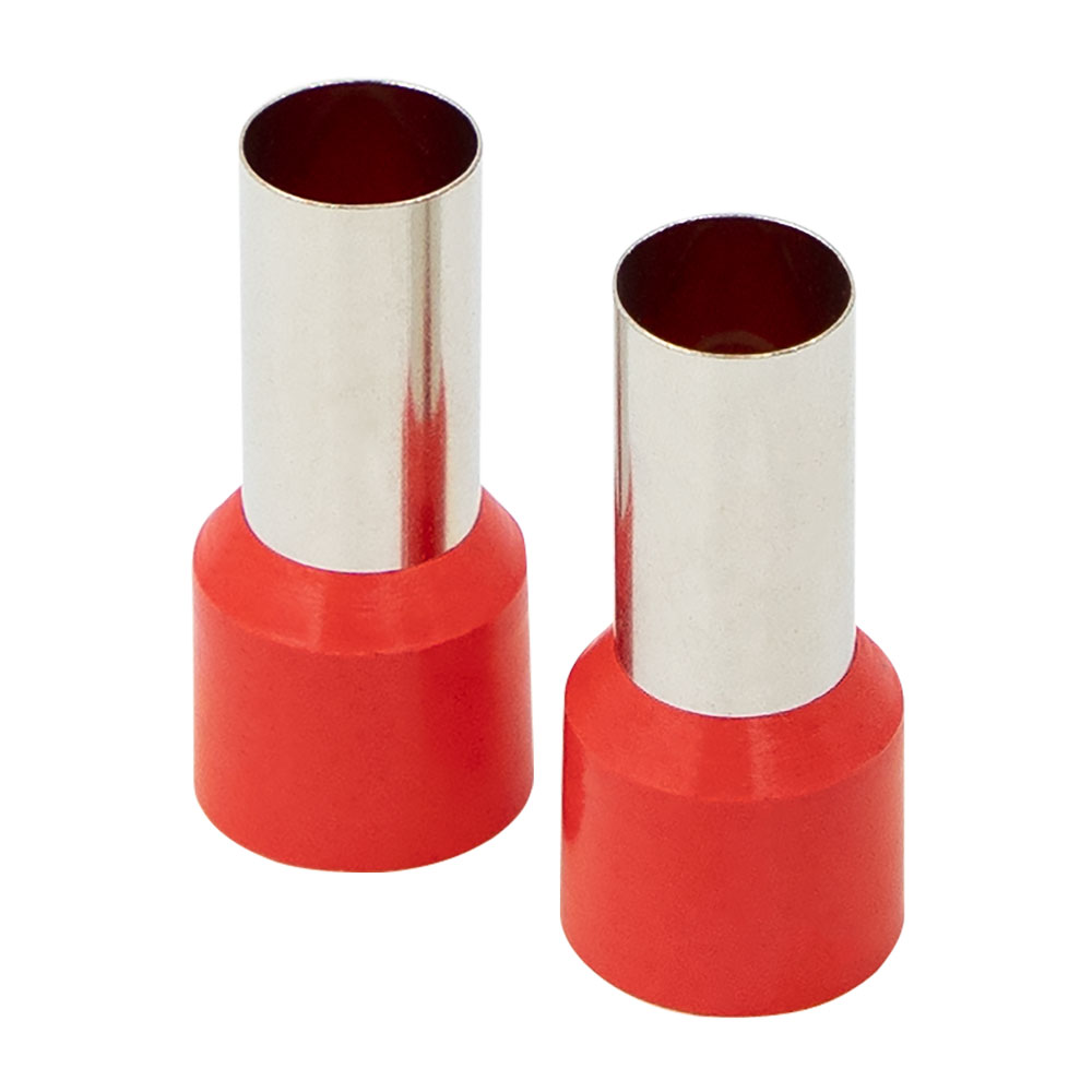 Ferrules - Red 1/0GA - 50 per Bag
