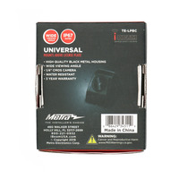 Above License Plate Backup Camera with Black Metal Housing
