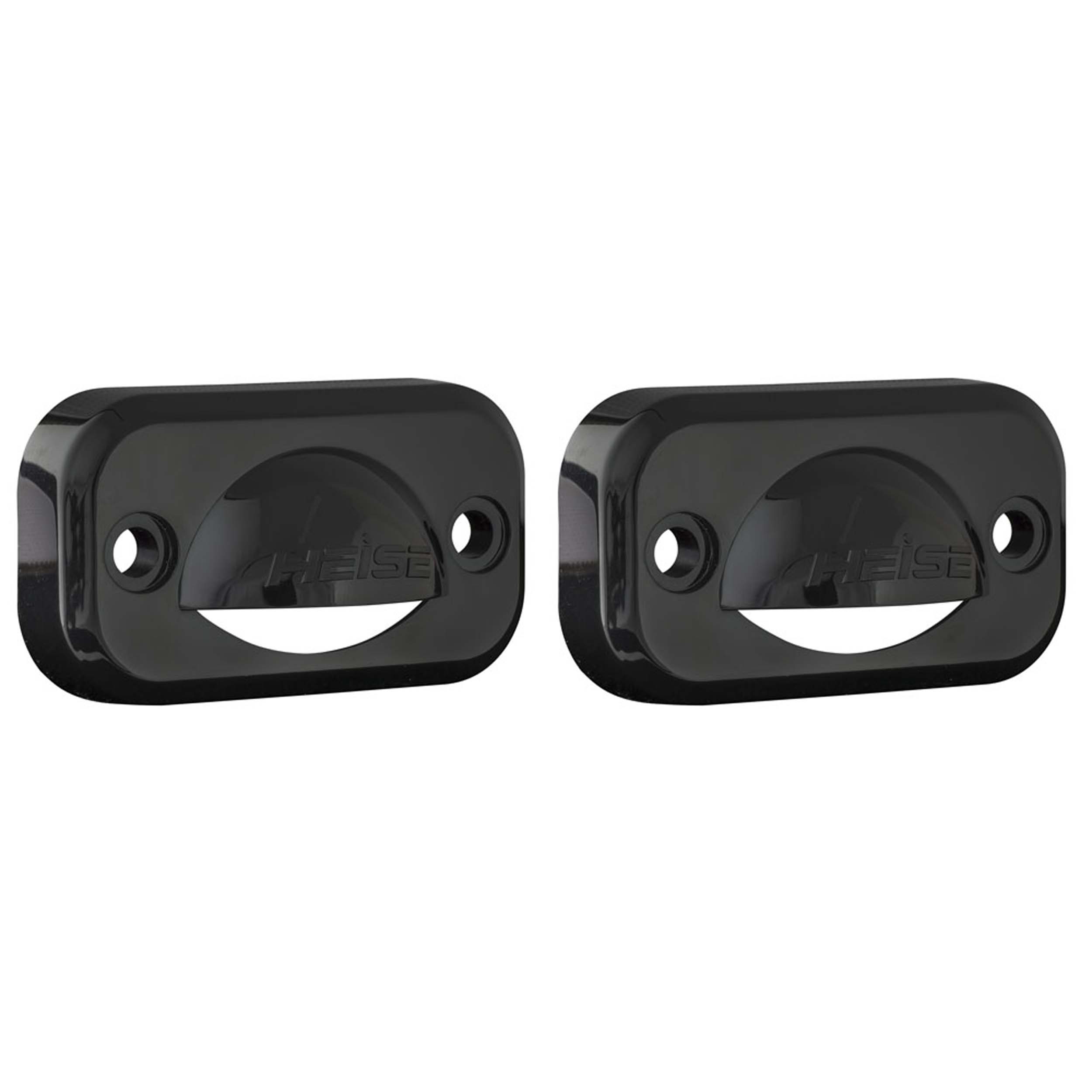 Black Accent Lighting Cover/Diverter - Pair