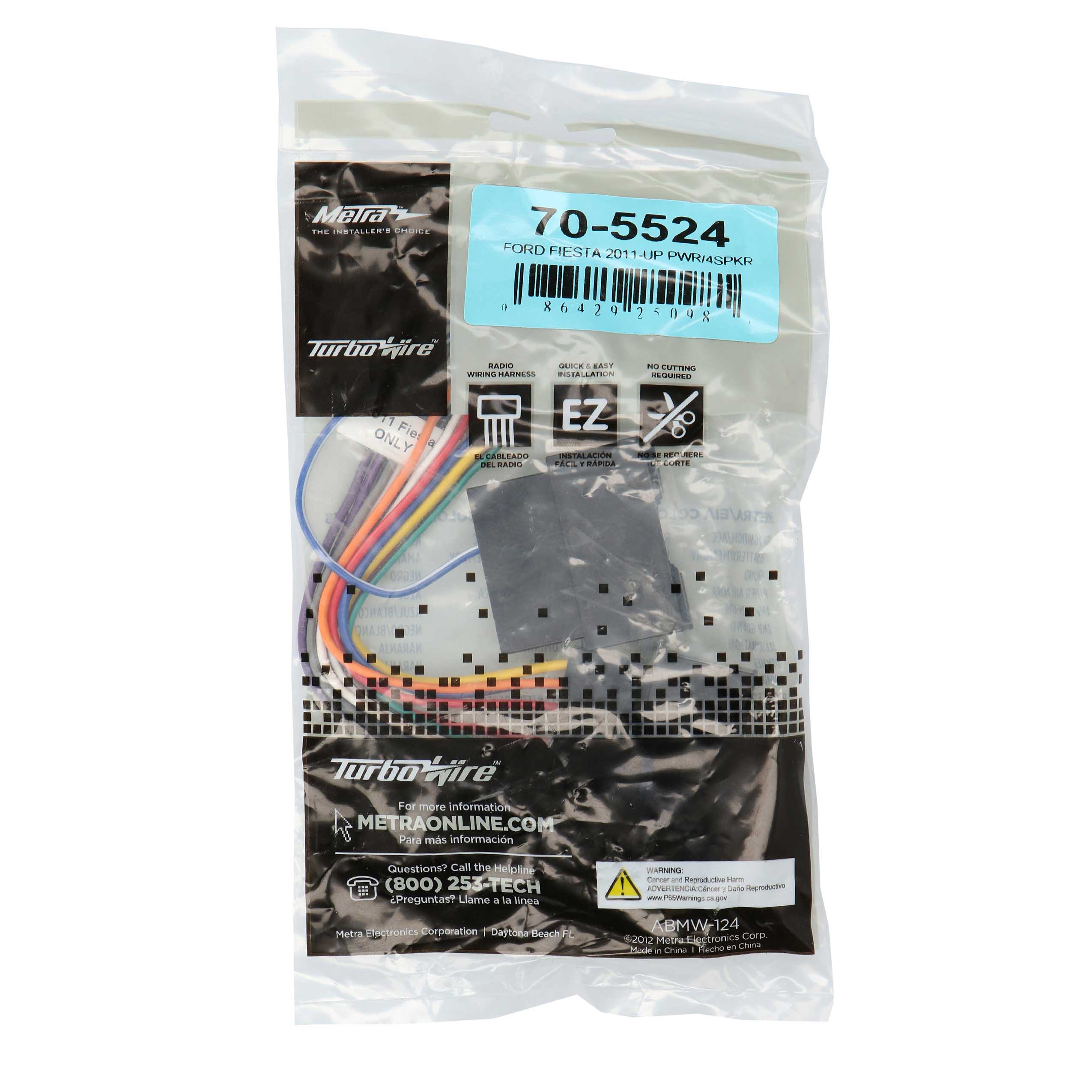 Radio Replacement Harness - Fits Ford 2011-2019