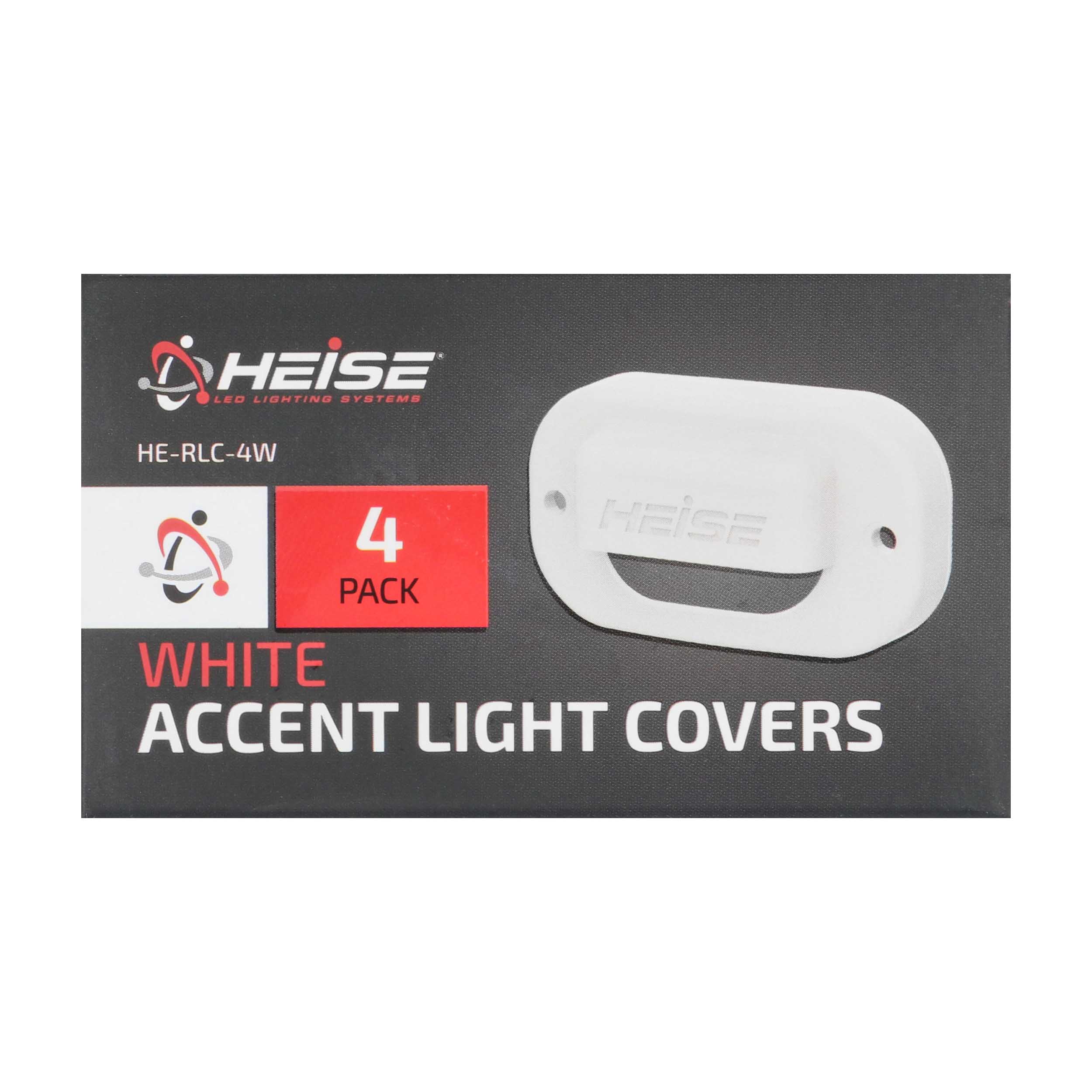 Rock Light White Cover - 4 Pack