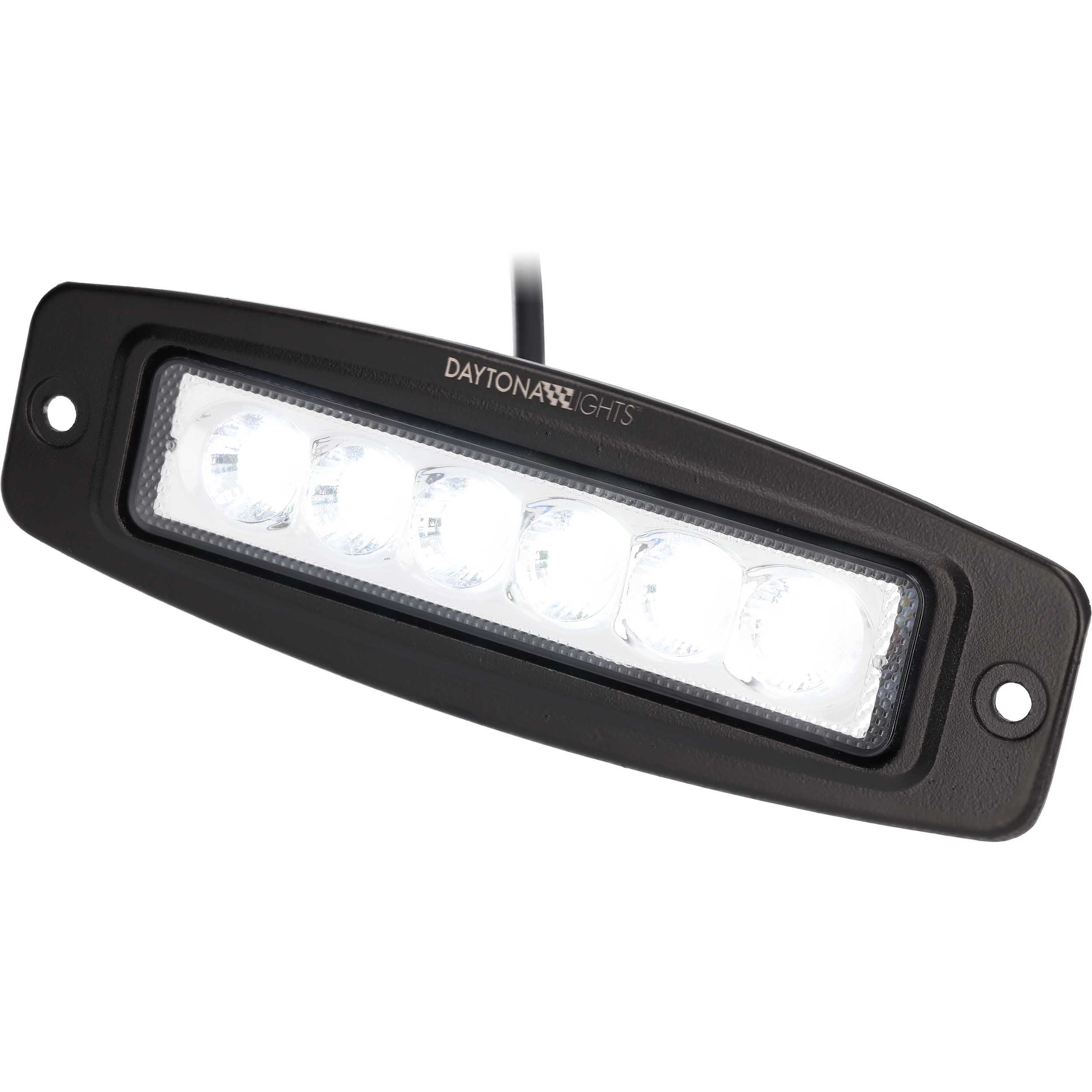 Daytona Lights Flush Mount Driving Lights - 6 LED Spot (2Pk)